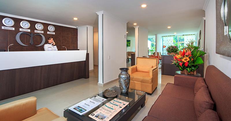 Vista Lobby The Morgana Poblado Suites
