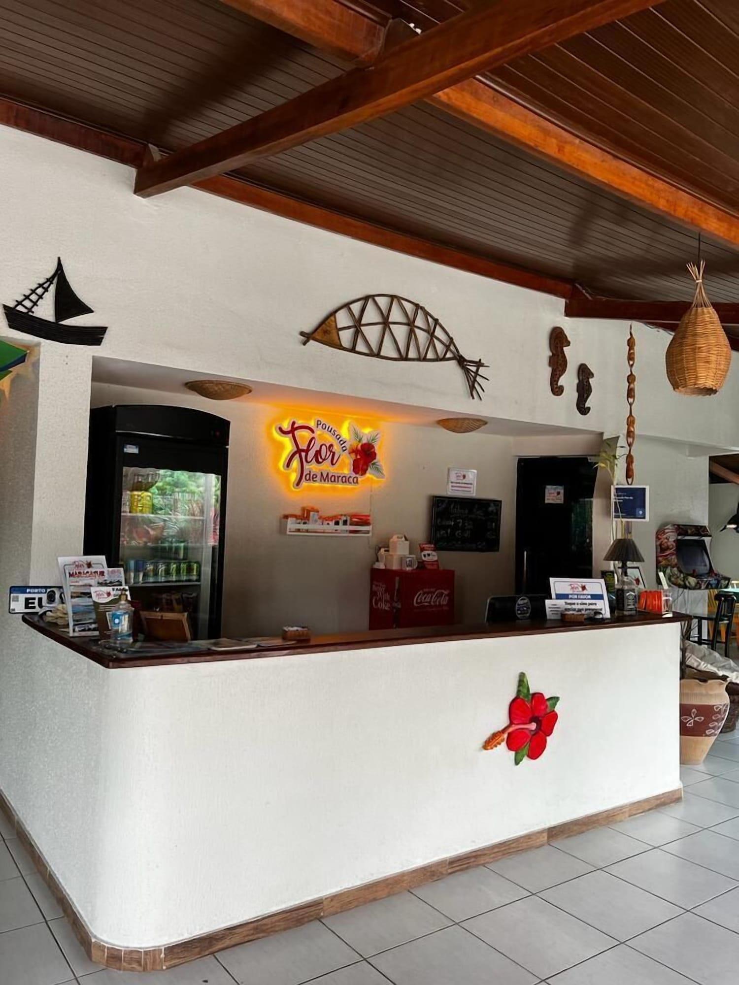 Vista Lobby Pousada Flor de Maraca