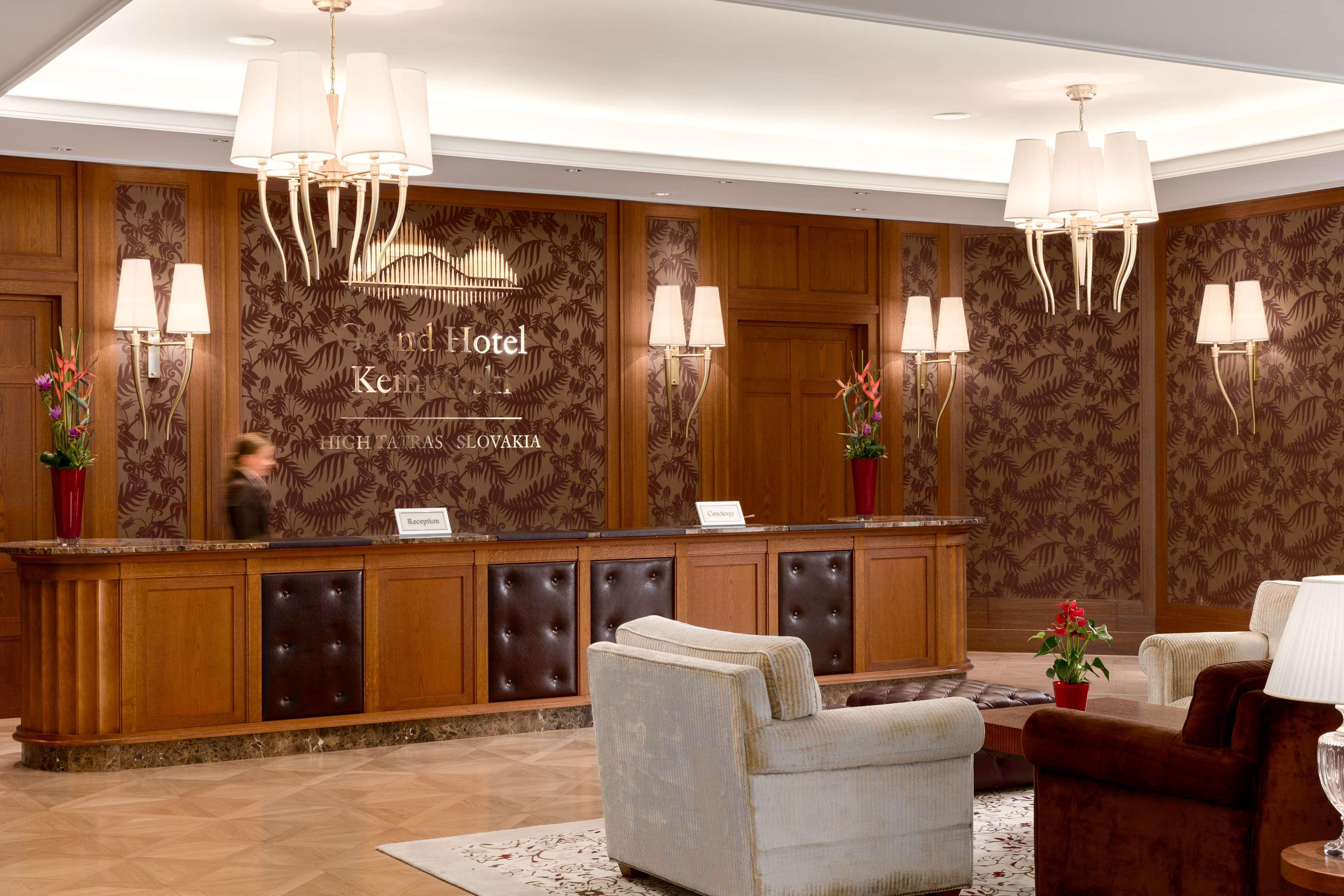 Vista Lobby Grand Hotel Kempinski High Tatras