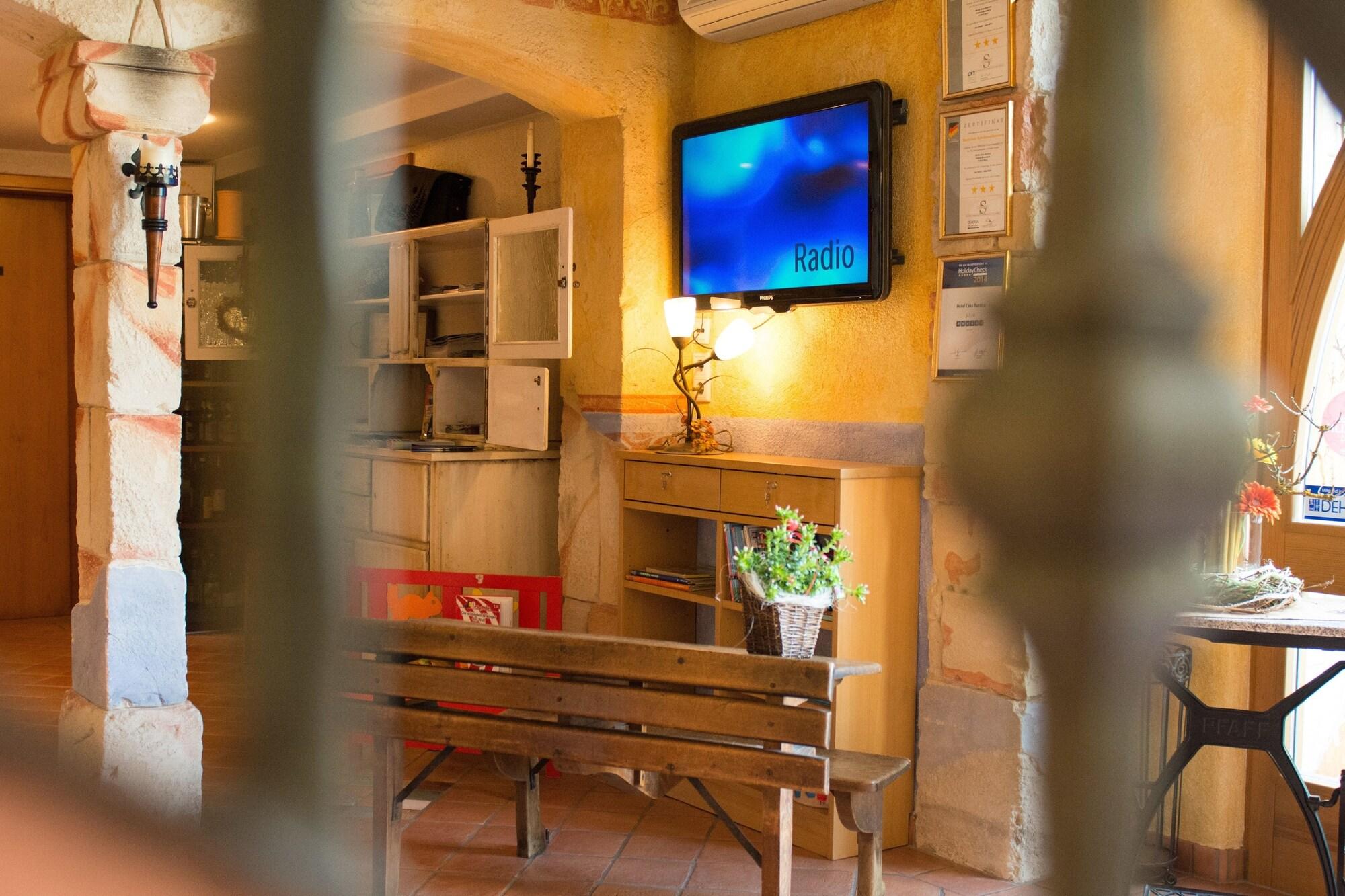 Vista Lobby Hotel Casa Rustica