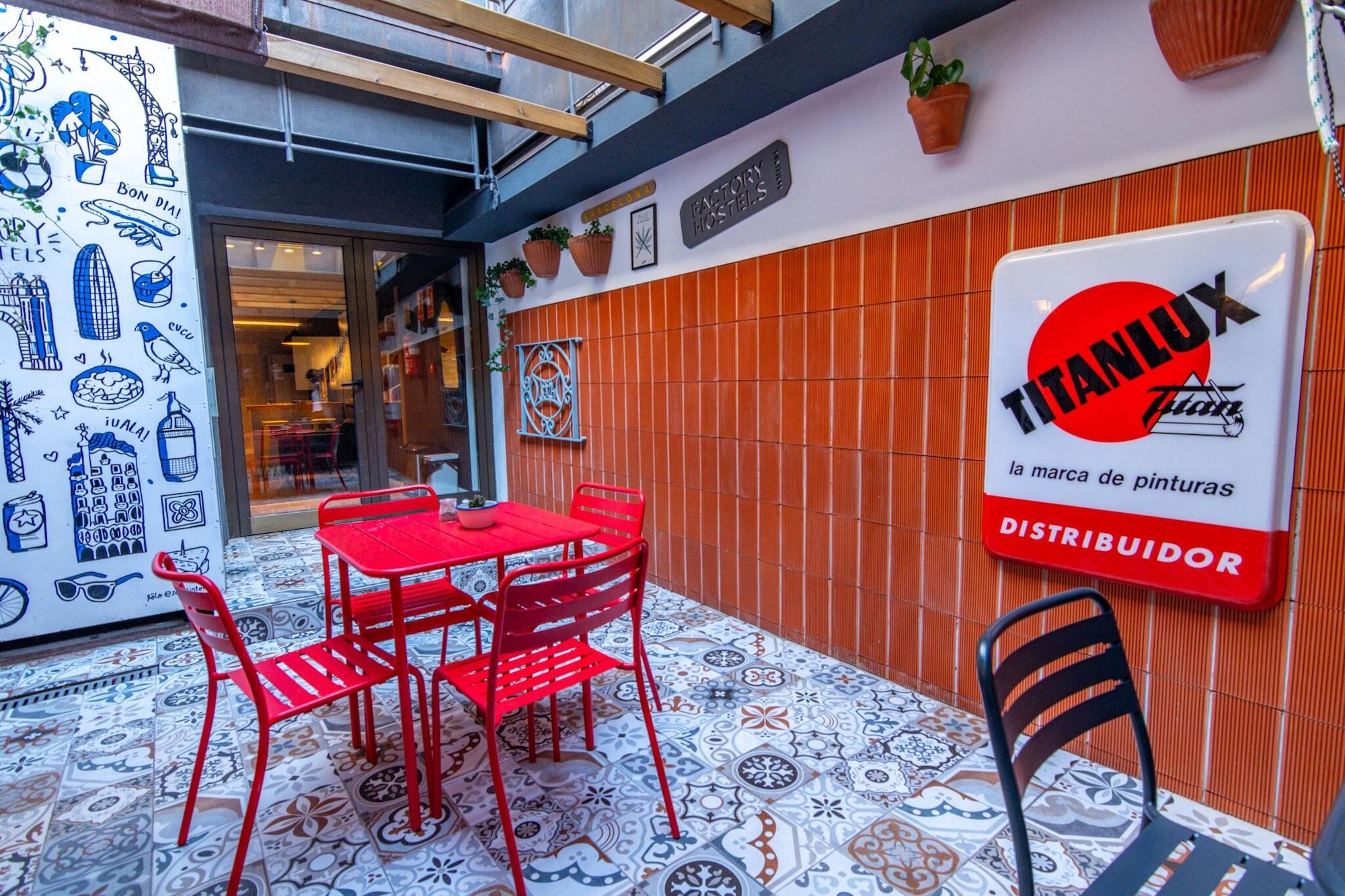 Comodidades del Alojamiento Factory Hostels Barcelona