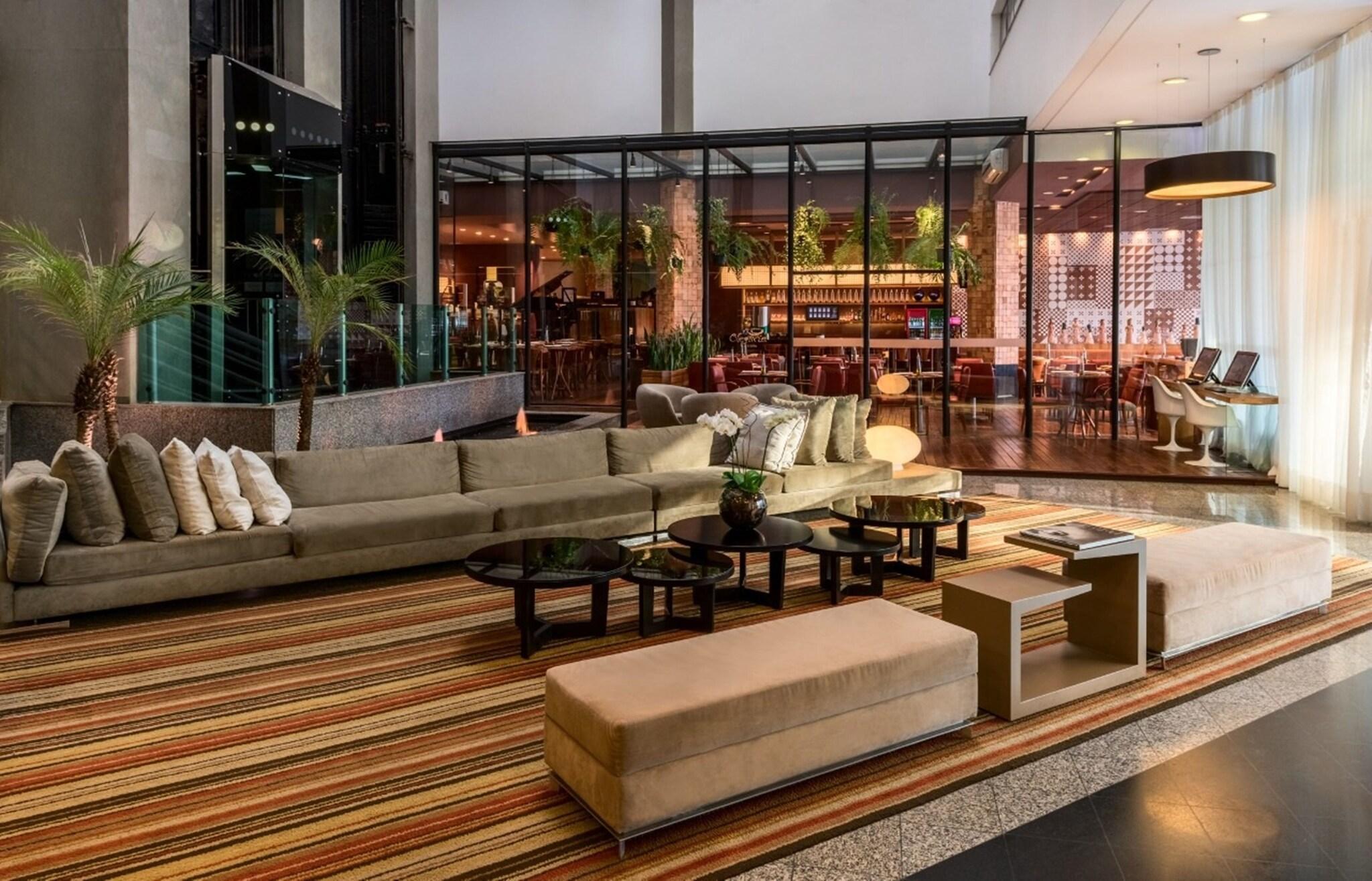 Vista Lobby Mercure Belo Horizonte Vila Da Serra Hotel