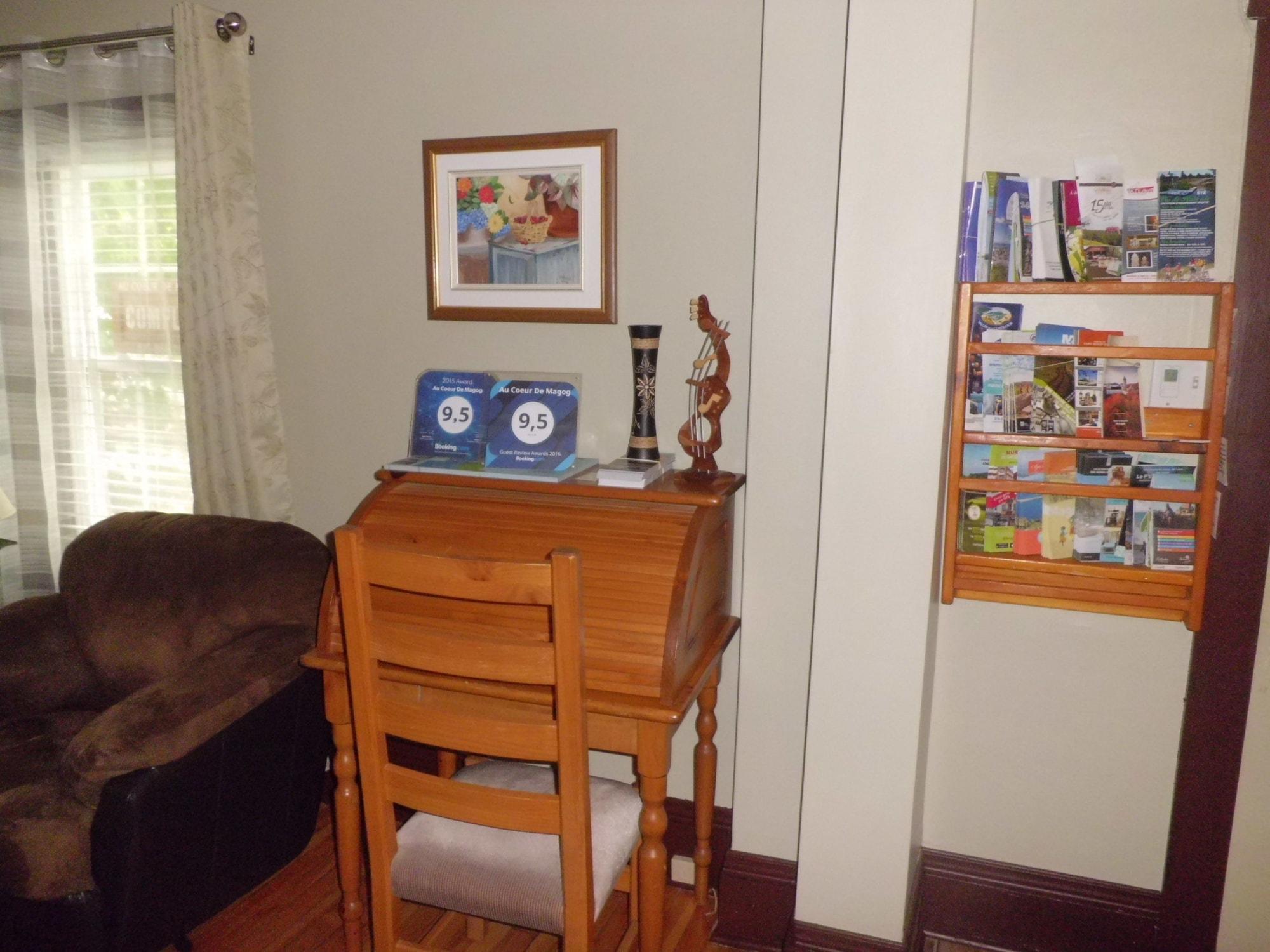 Vista Lobby Au Coeur de Magog B&B