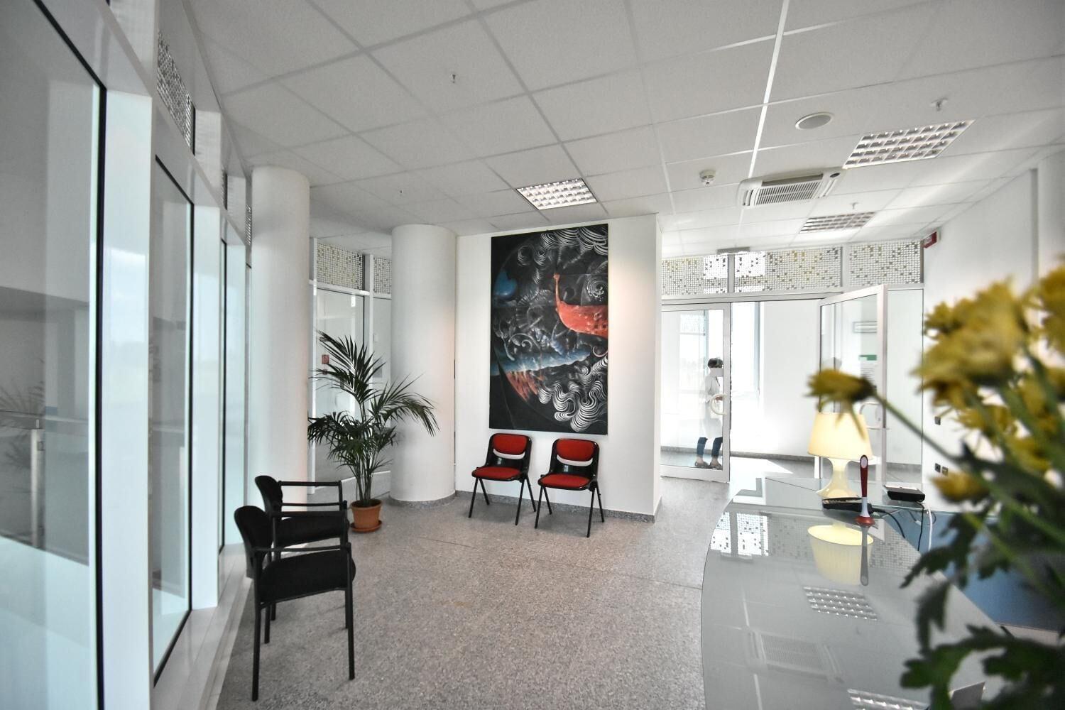 Vista Lobby Foresteria Sant'Anna