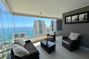 Alquiler Vacacional - Amplio y Moderno Depto, Hermosa Vista al Mar