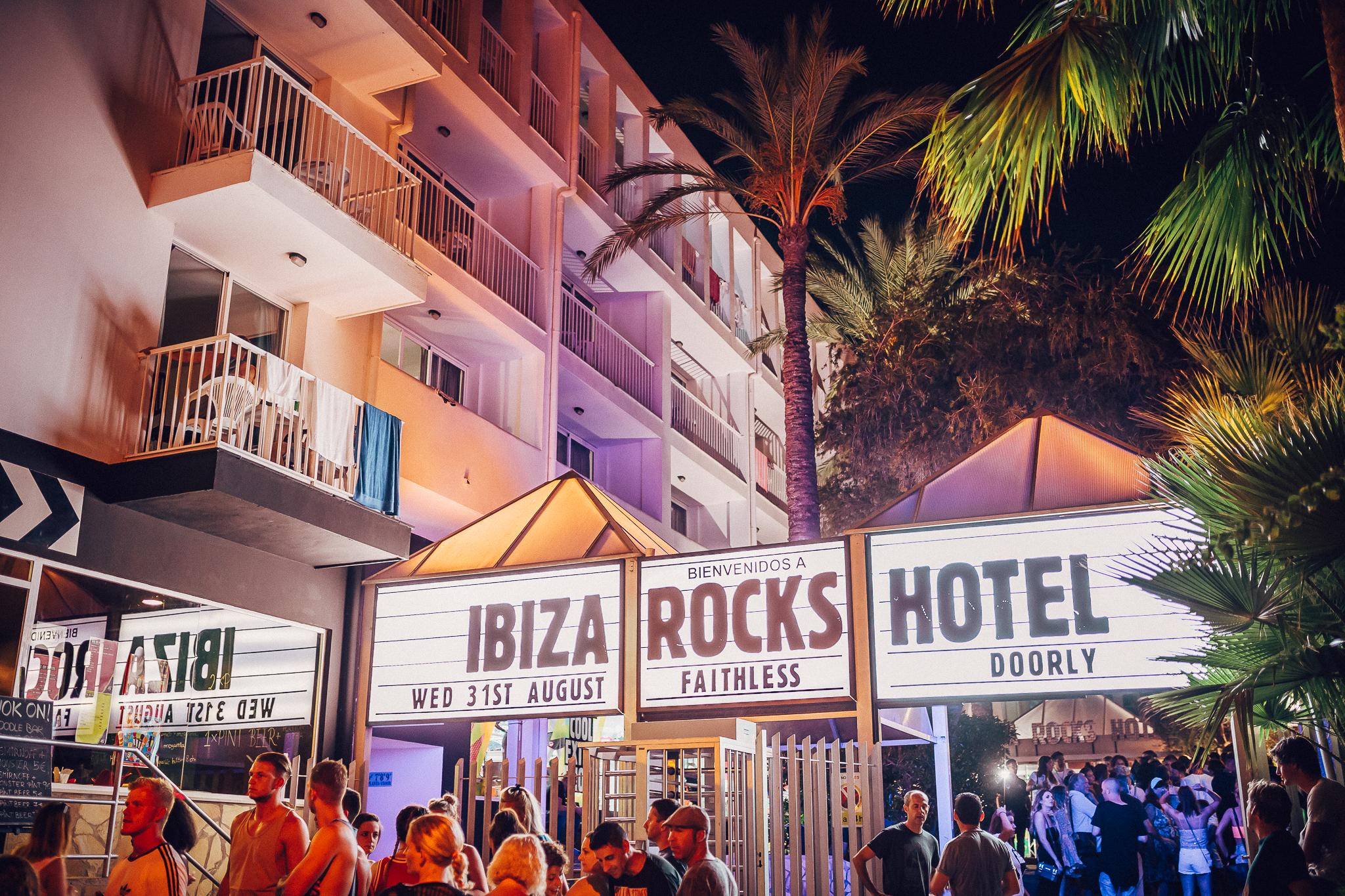 Vista Exterior Ibiza Rocks Hotel