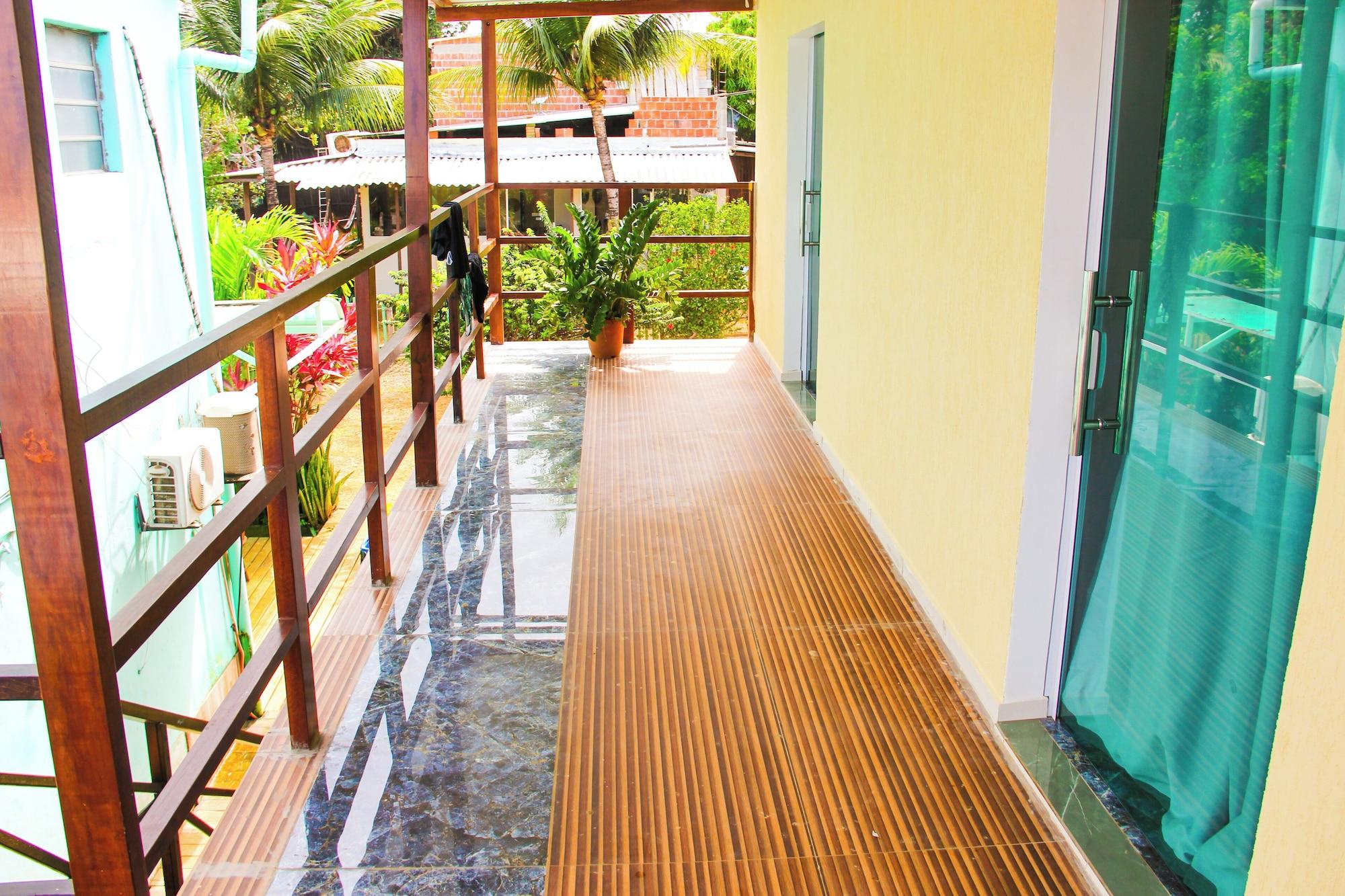 Vista da fachada Pousada Visual de Noronha