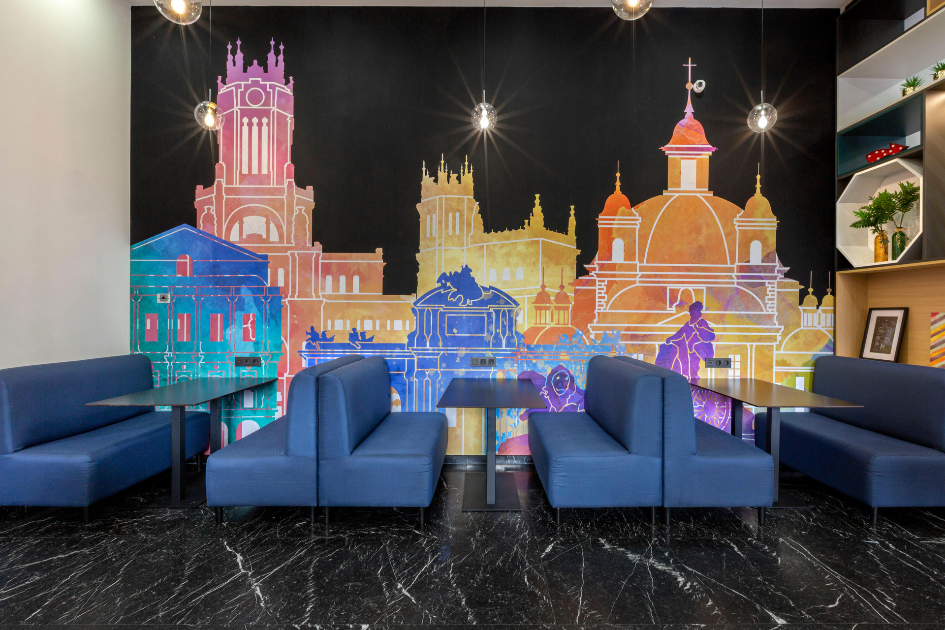 Vista Lobby Holiday Inn Madrid - Las Tablas by IHG