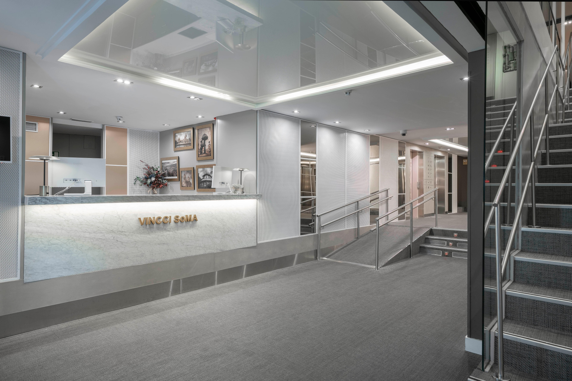 Vista Lobby Hotel Vincci SoMa