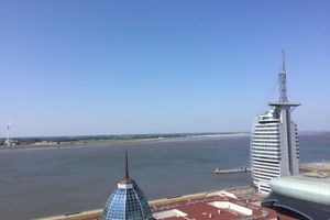 Alquiler Vacacional - FeWo WeserWeitblick in the 20. Floor in the Columbus Center