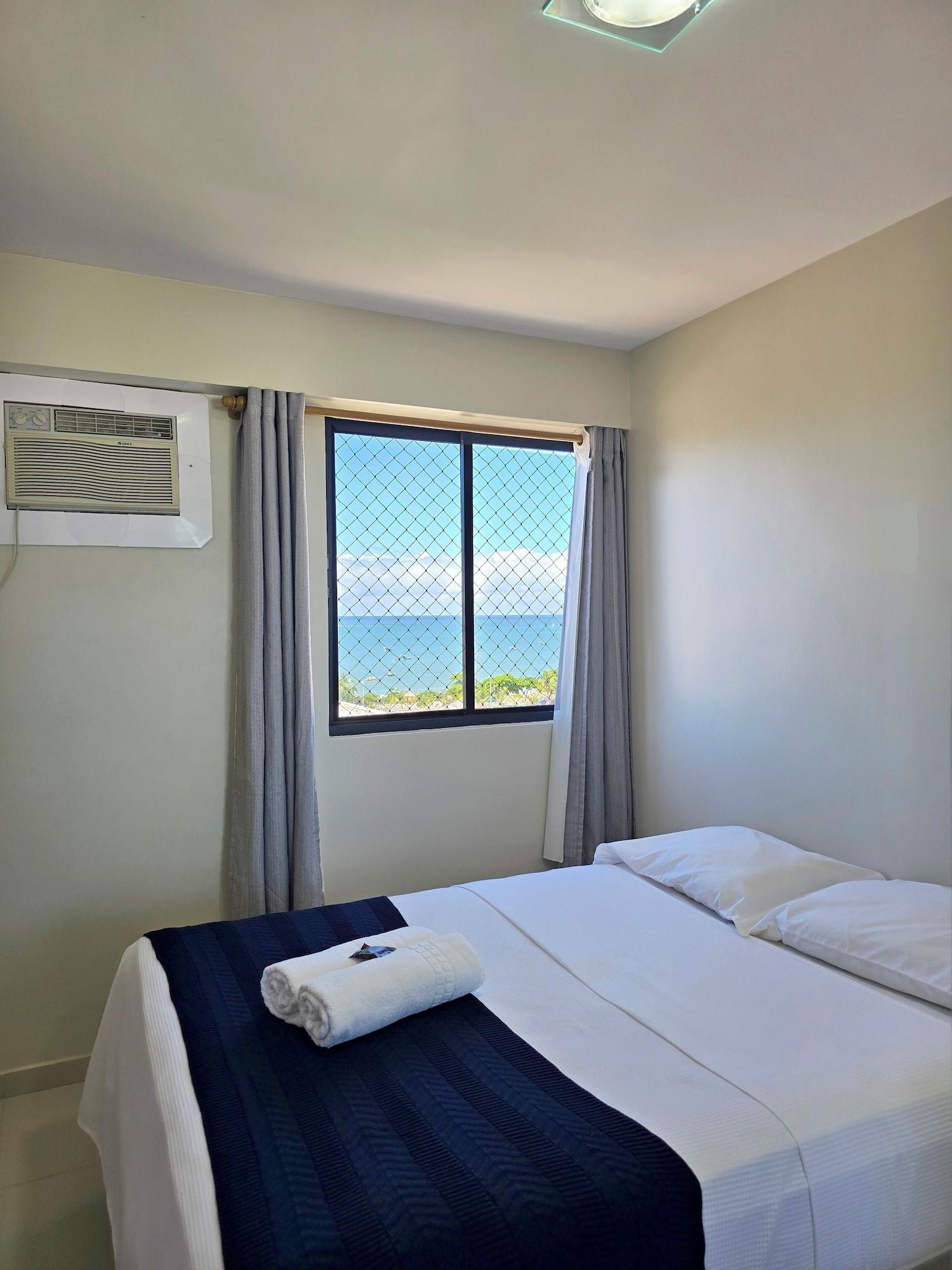 Habitación Vista Mar na Pajuçara: Amplo 2Q p/ 6 Pessoas
