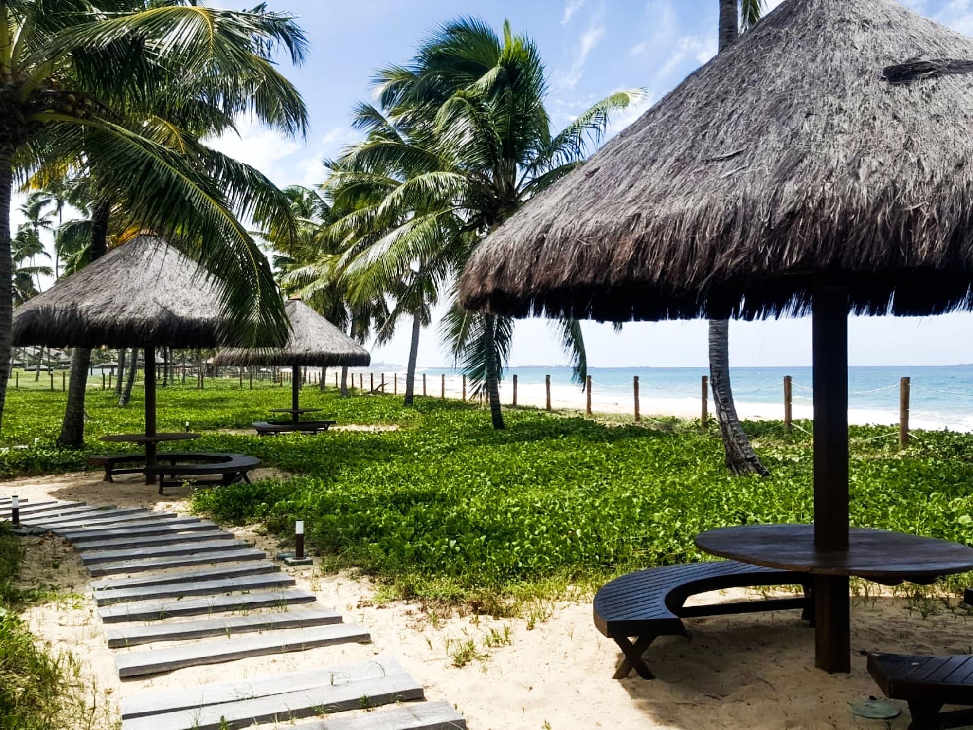 Vista Exterior Oka Beach Residence Flat de Luxo Térreo