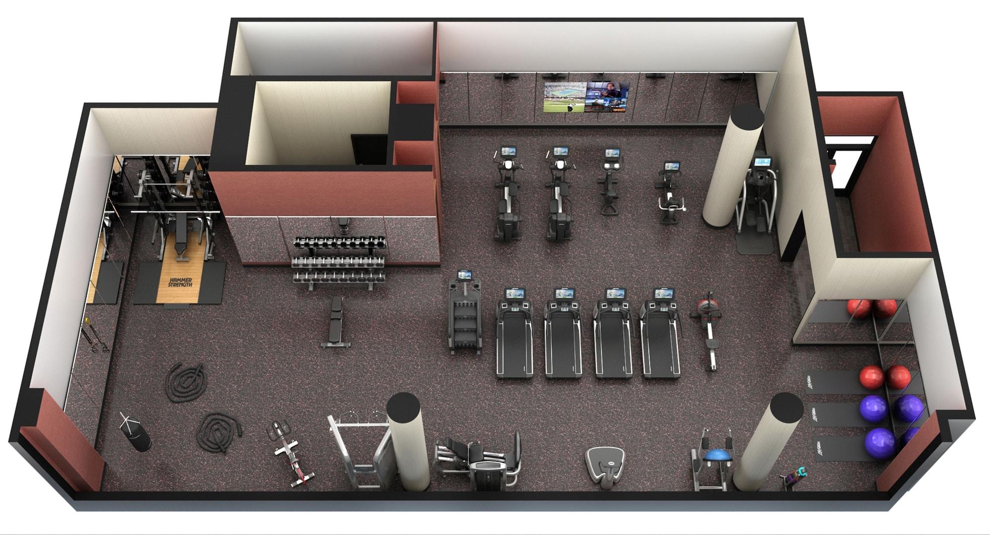Gimnasio Residence Inn Chicago Downtown Magnificent Mile