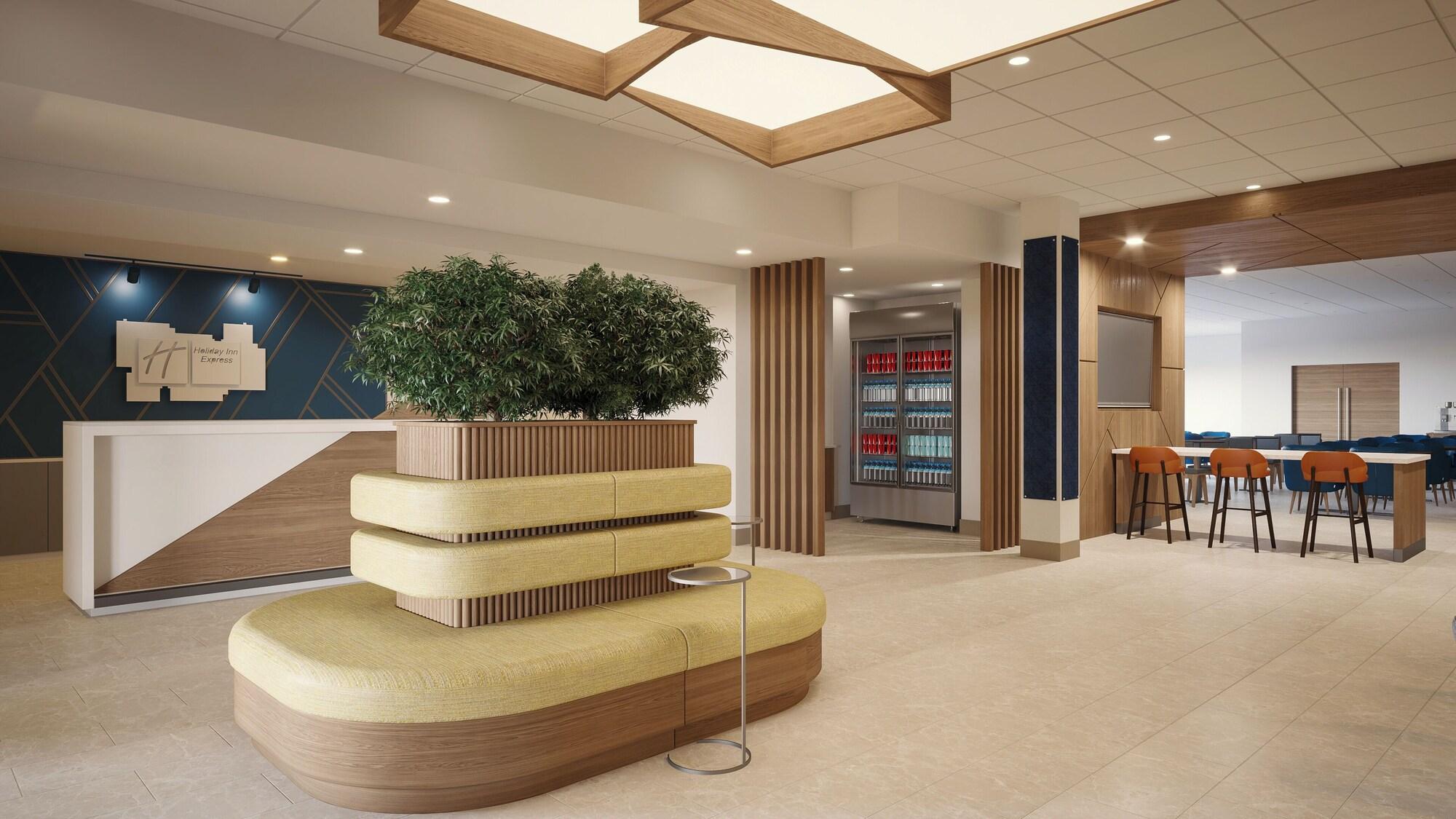 Vista Lobby Holiday Inn Express Corpus Christi Beachfront by IHG