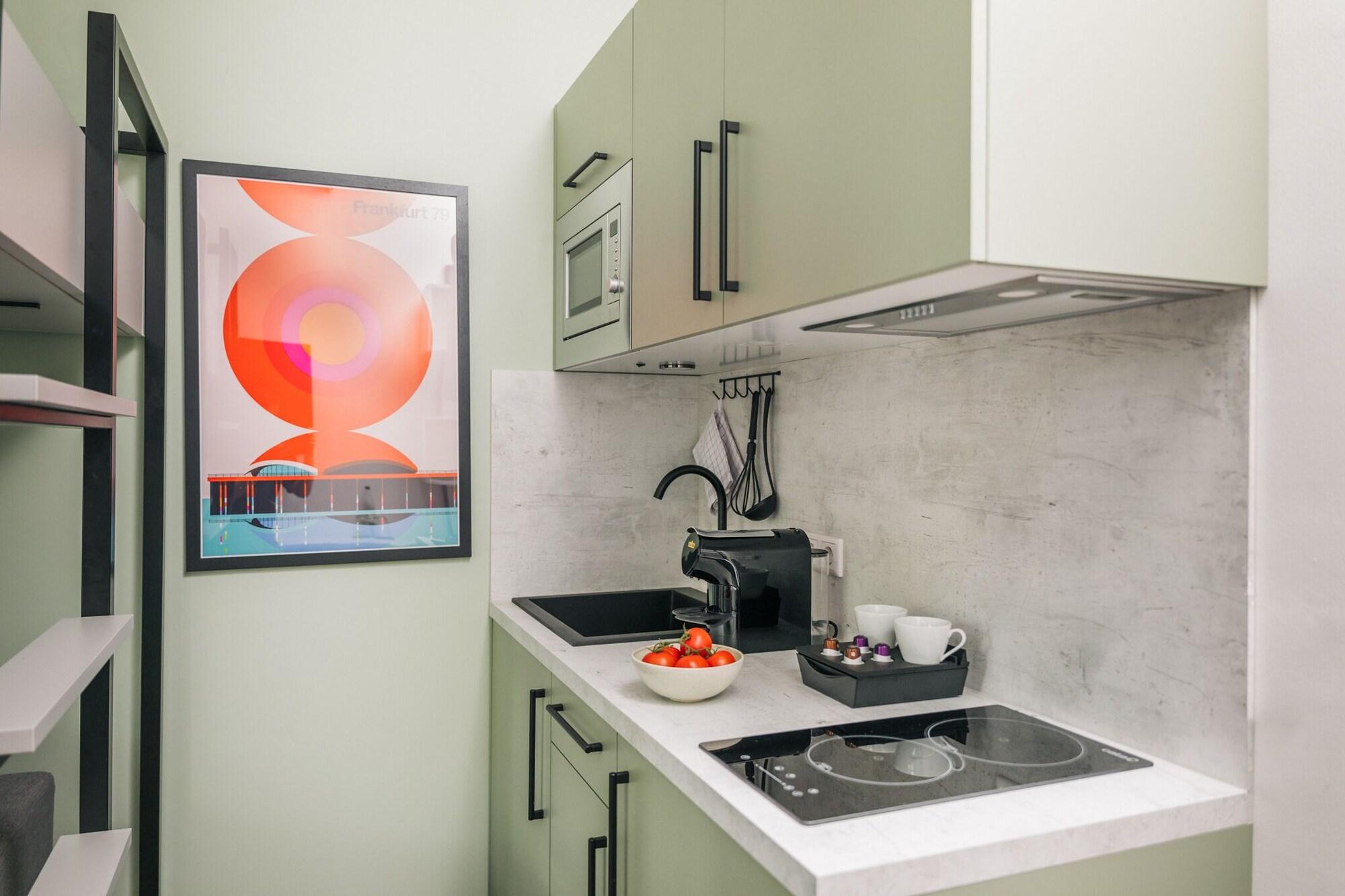 Equipamiento de Habitación Homaris Apartments Frankfurt