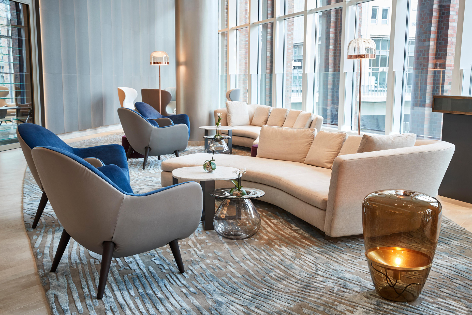 Vista Lobby Steigenberger Hotel Hamburg
