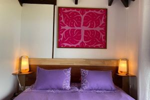 Casas - Tahiti, quiet air-conditioned tropical villa, marvelous lagoon and mountain view