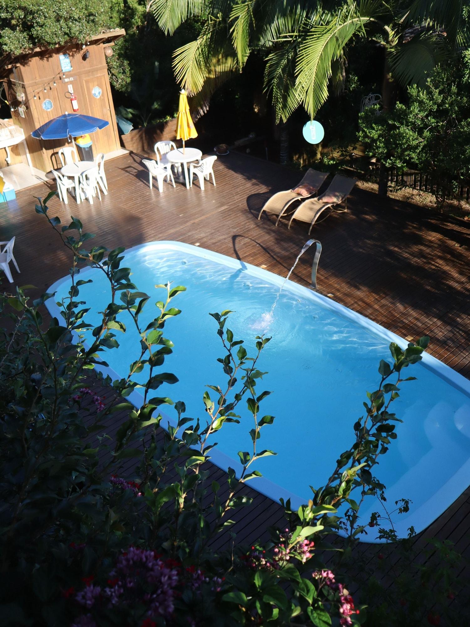 Vista Piscina Pousada guarda beach house