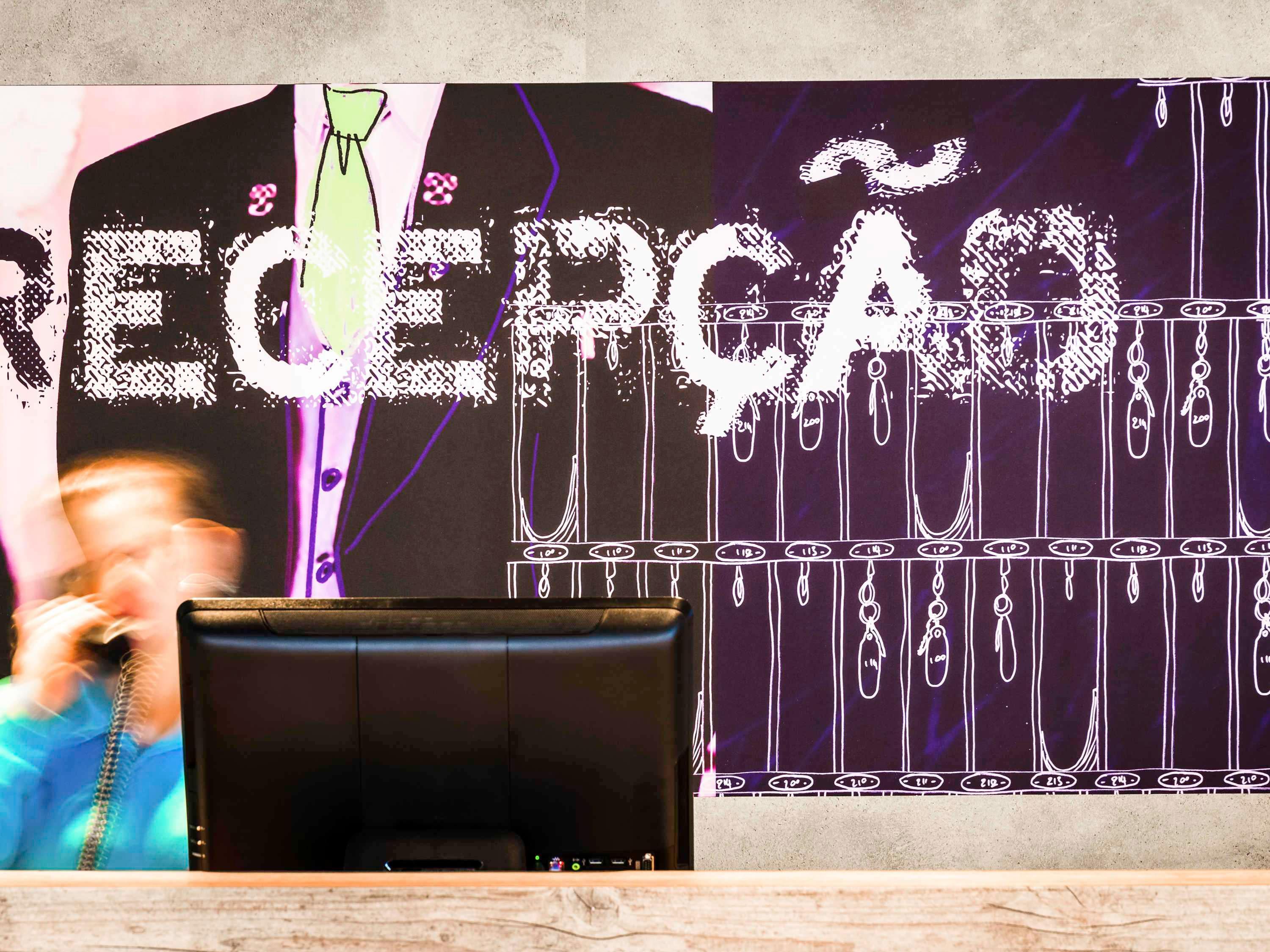 Vista Lobby ibis budget Porto Alegre - Supereconômico