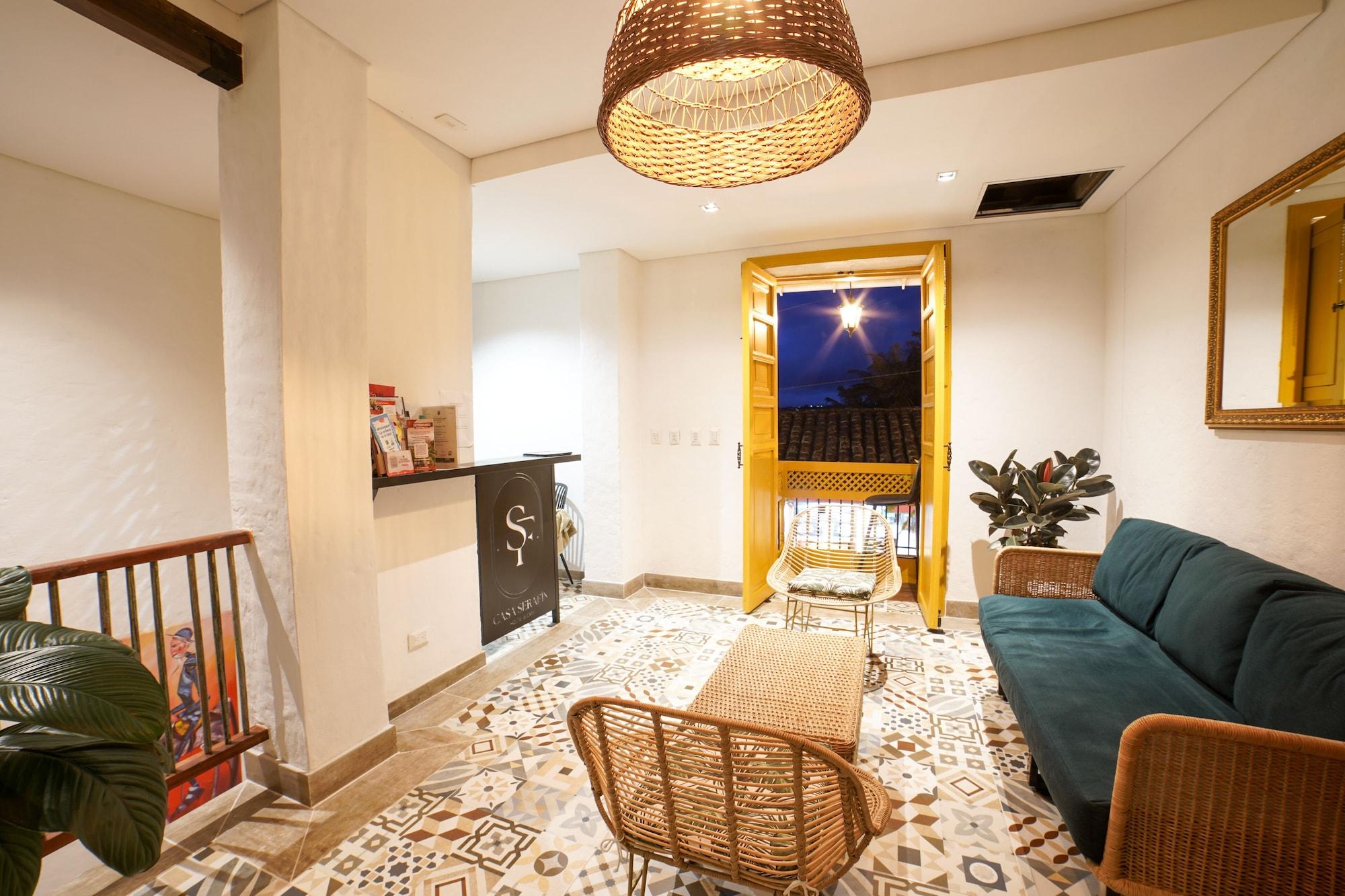 Vista Lobby Casa Serafin Hotel