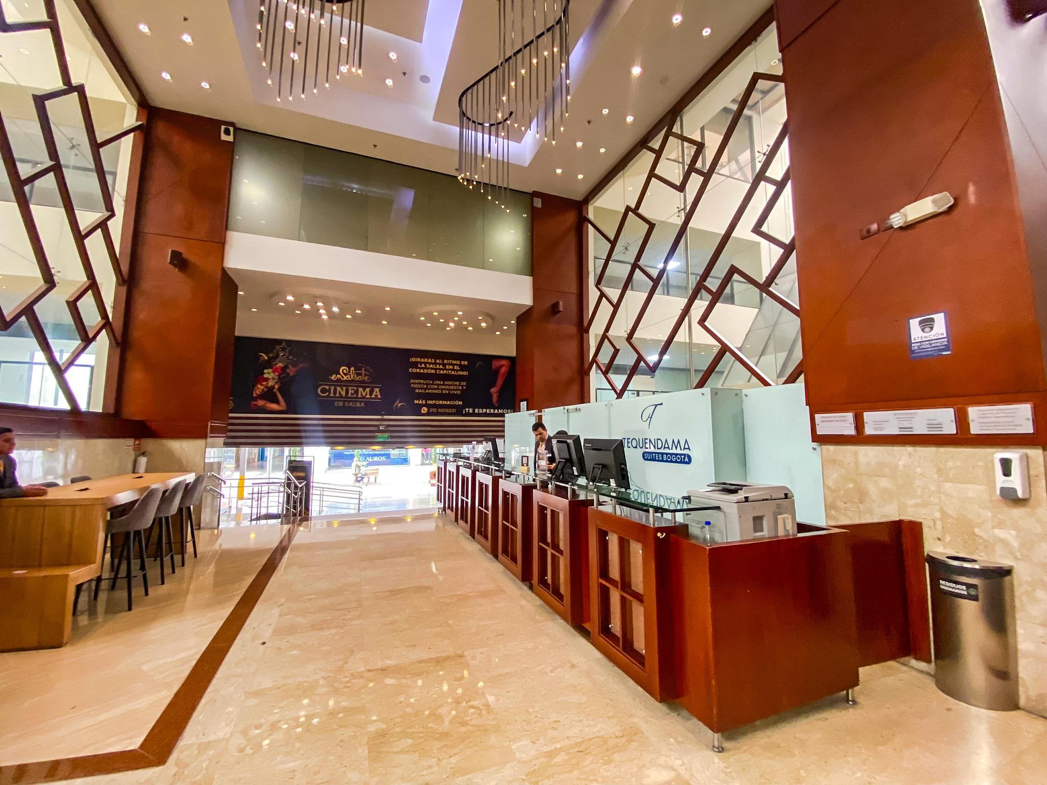 Vista Lobby Tequendama Suites Bogotá