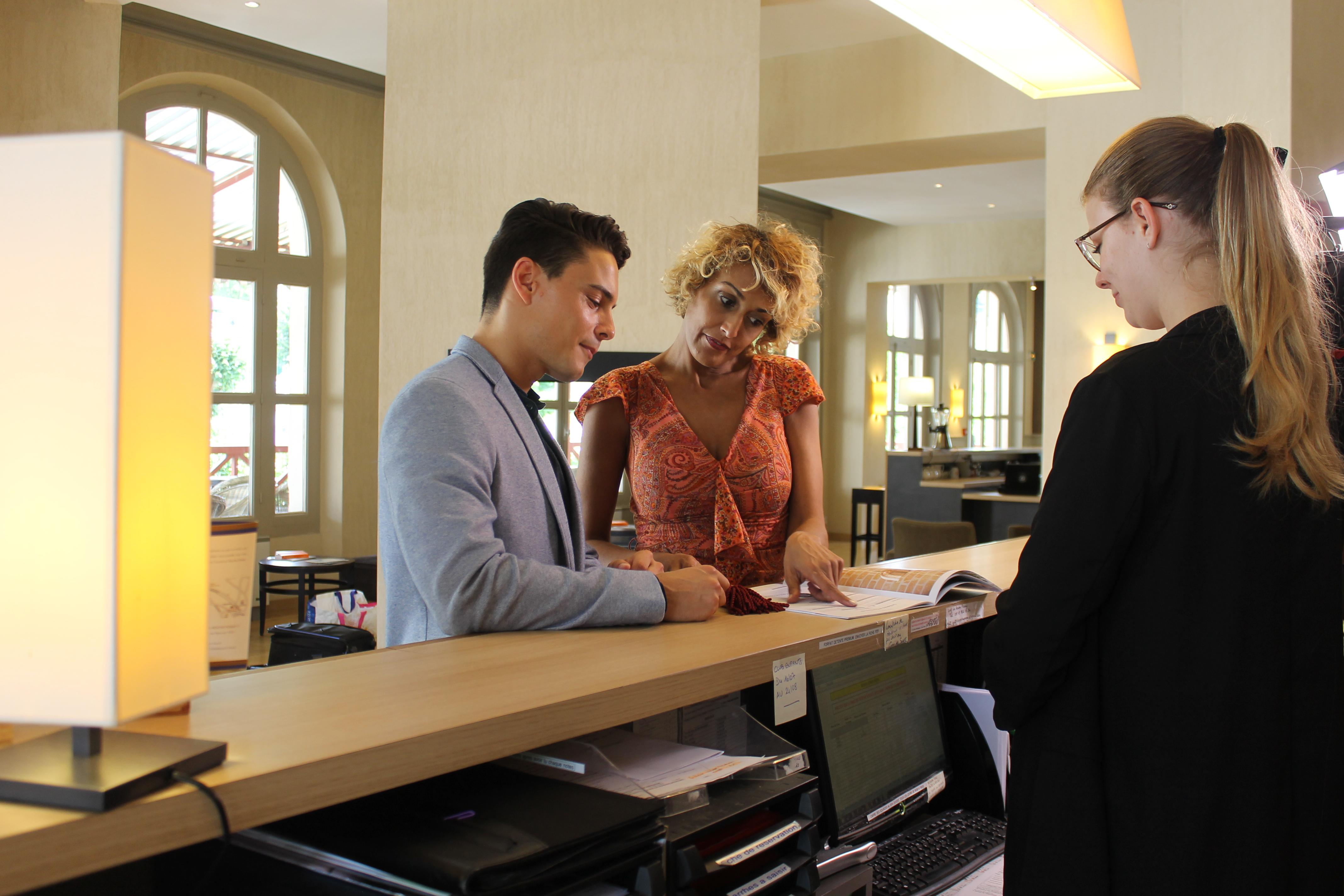 Vista Lobby Logis residence hoteliere les loges du parc