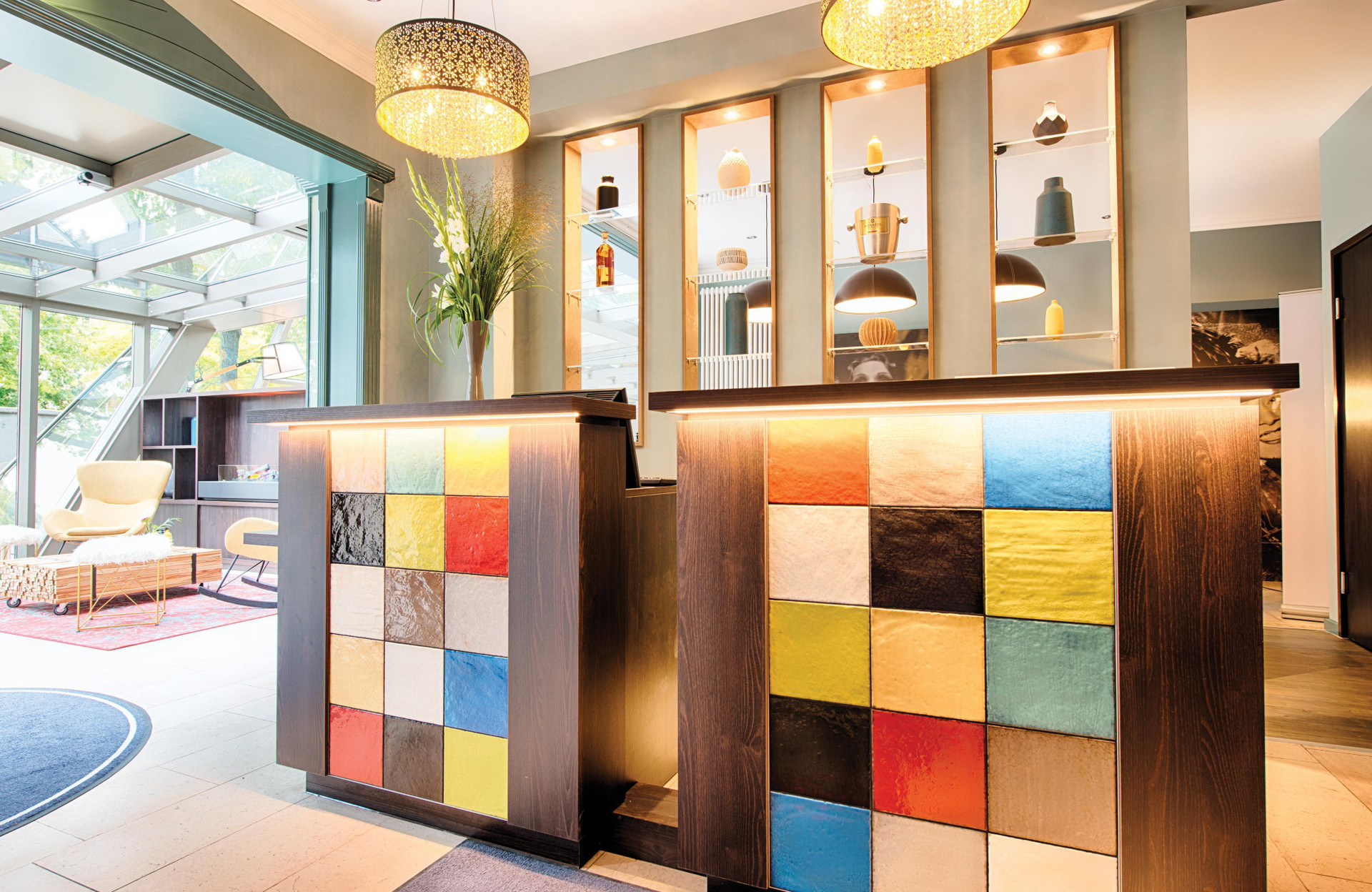 Vista Lobby Leonardo Boutique Hotel Berlin City South