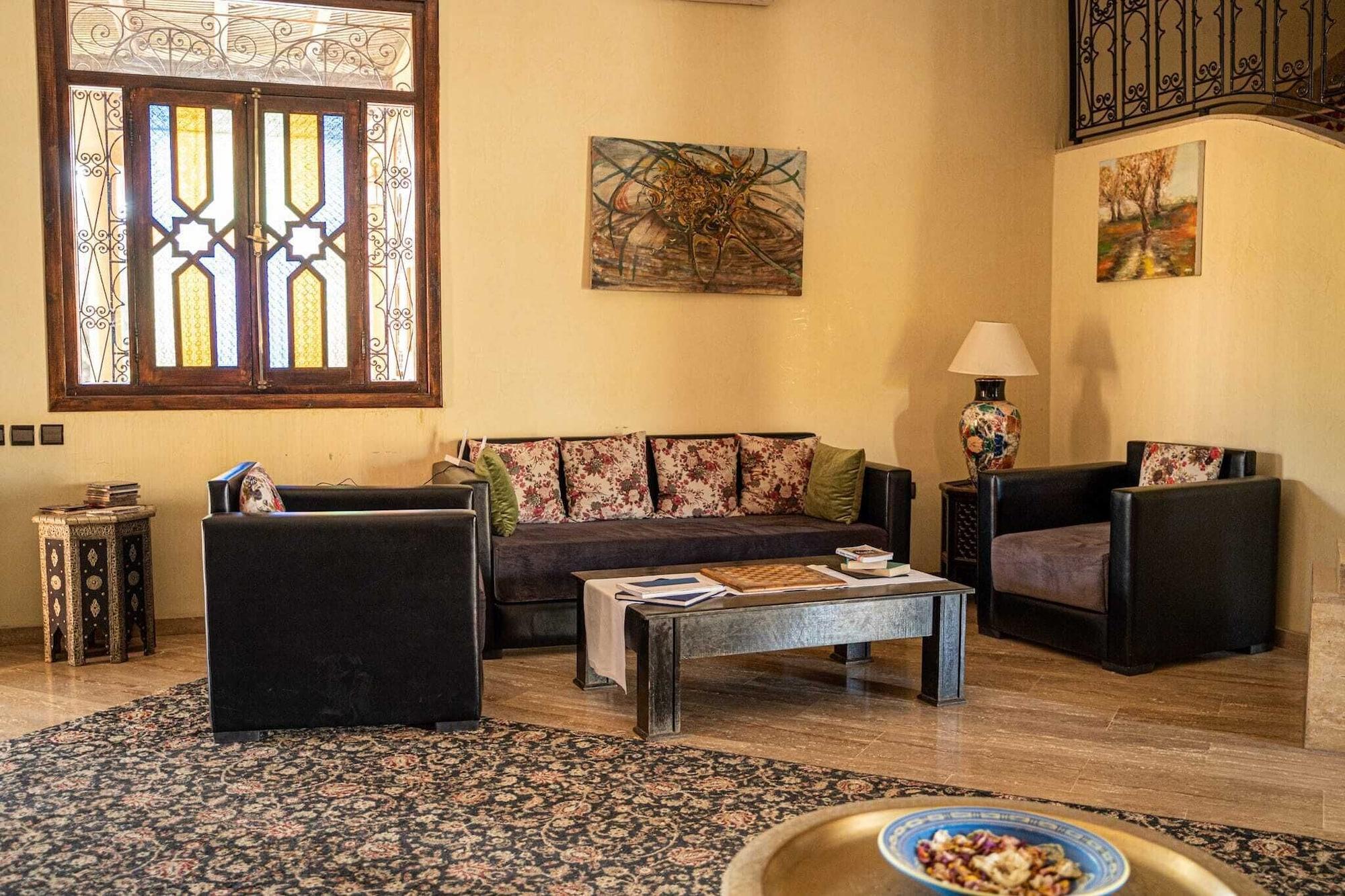 Vista Lobby Riad Las Palmeras Guest House, Marrakech