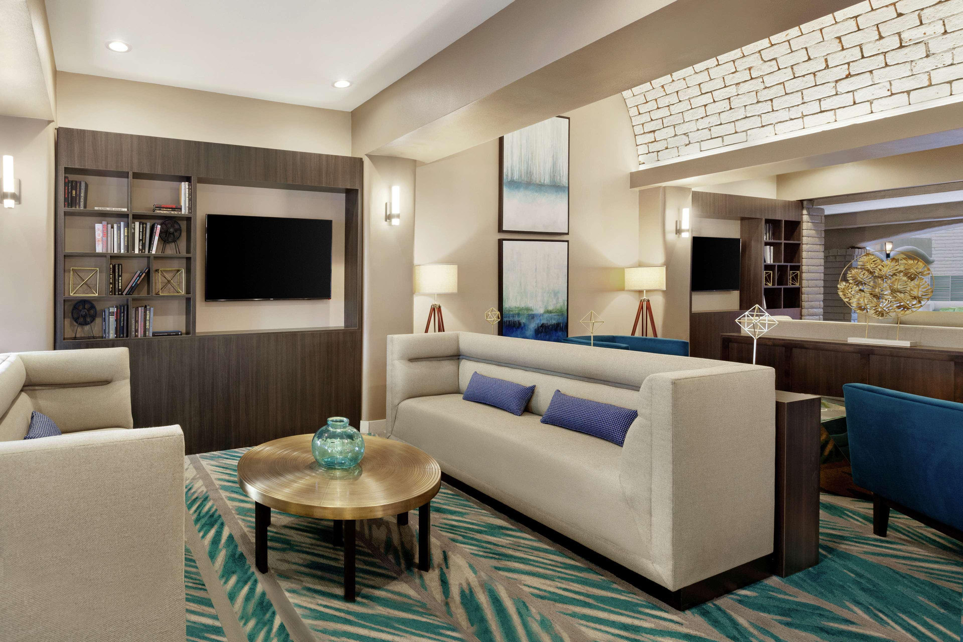 Vista Lobby Embassy Suites by Hilton Arcadia Pasadena Area