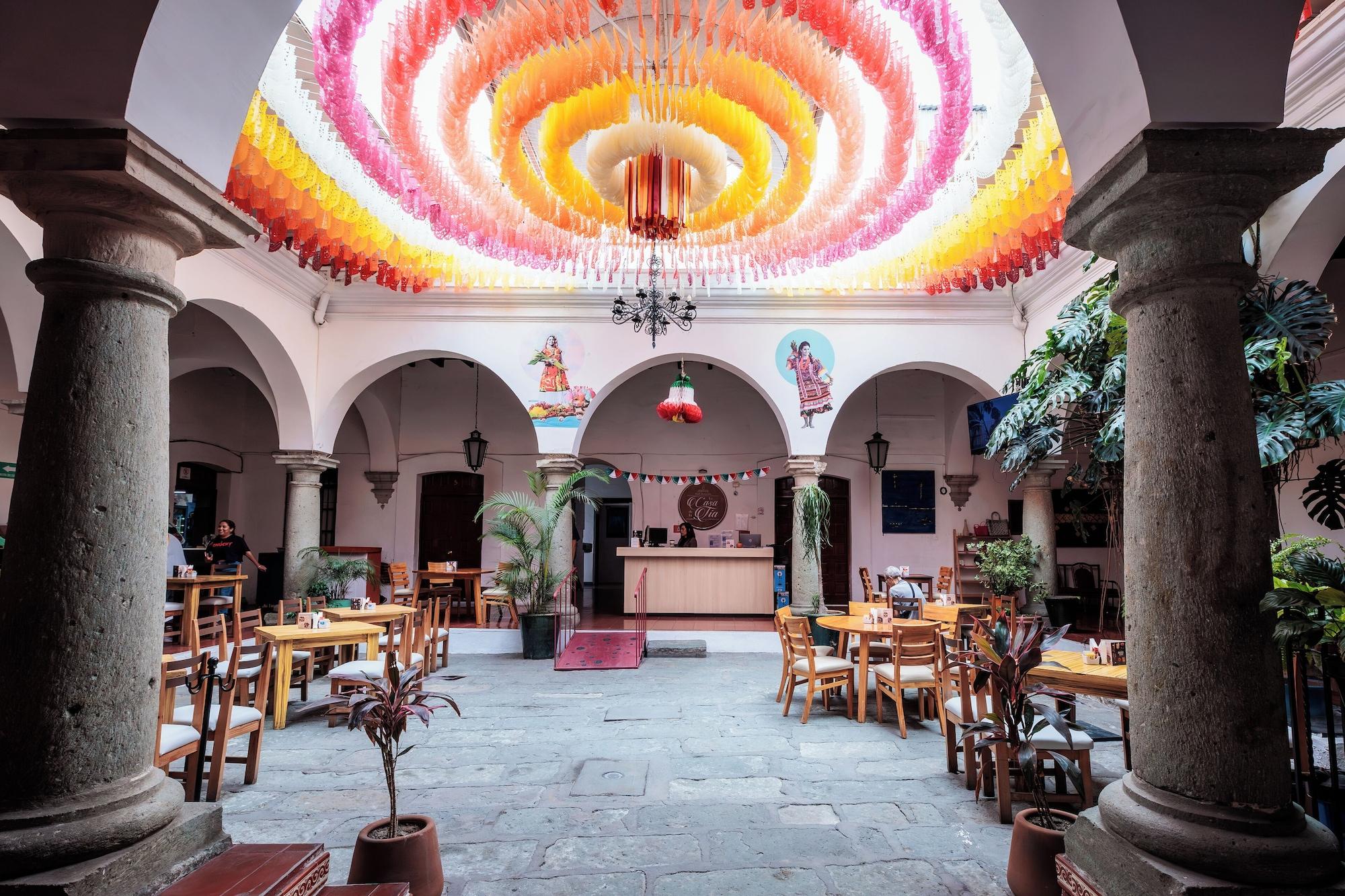 Vista Lobby Hotel Posada Casa de la Tía