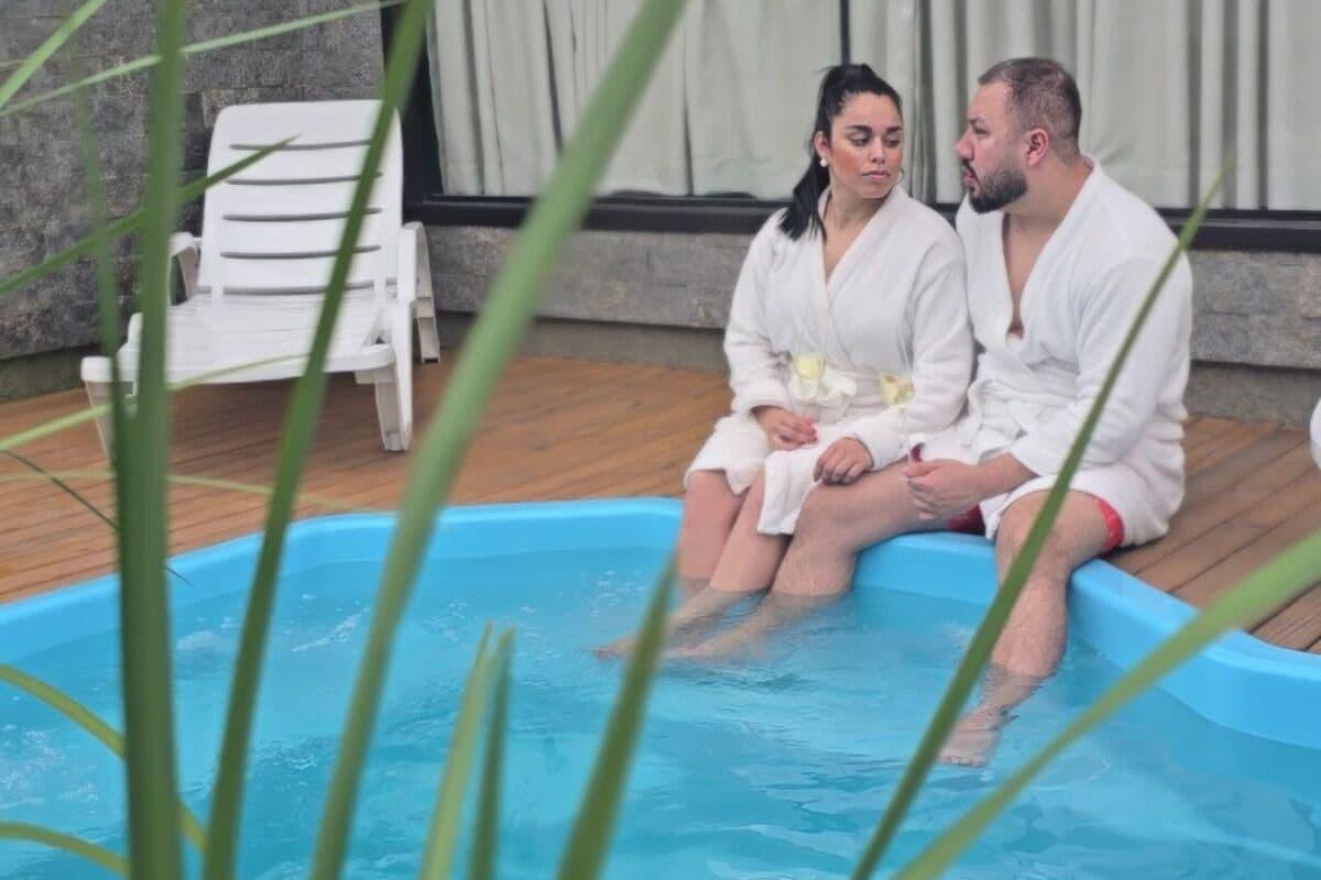 Vista Piscina AriMara Chalés & Ecoturismo