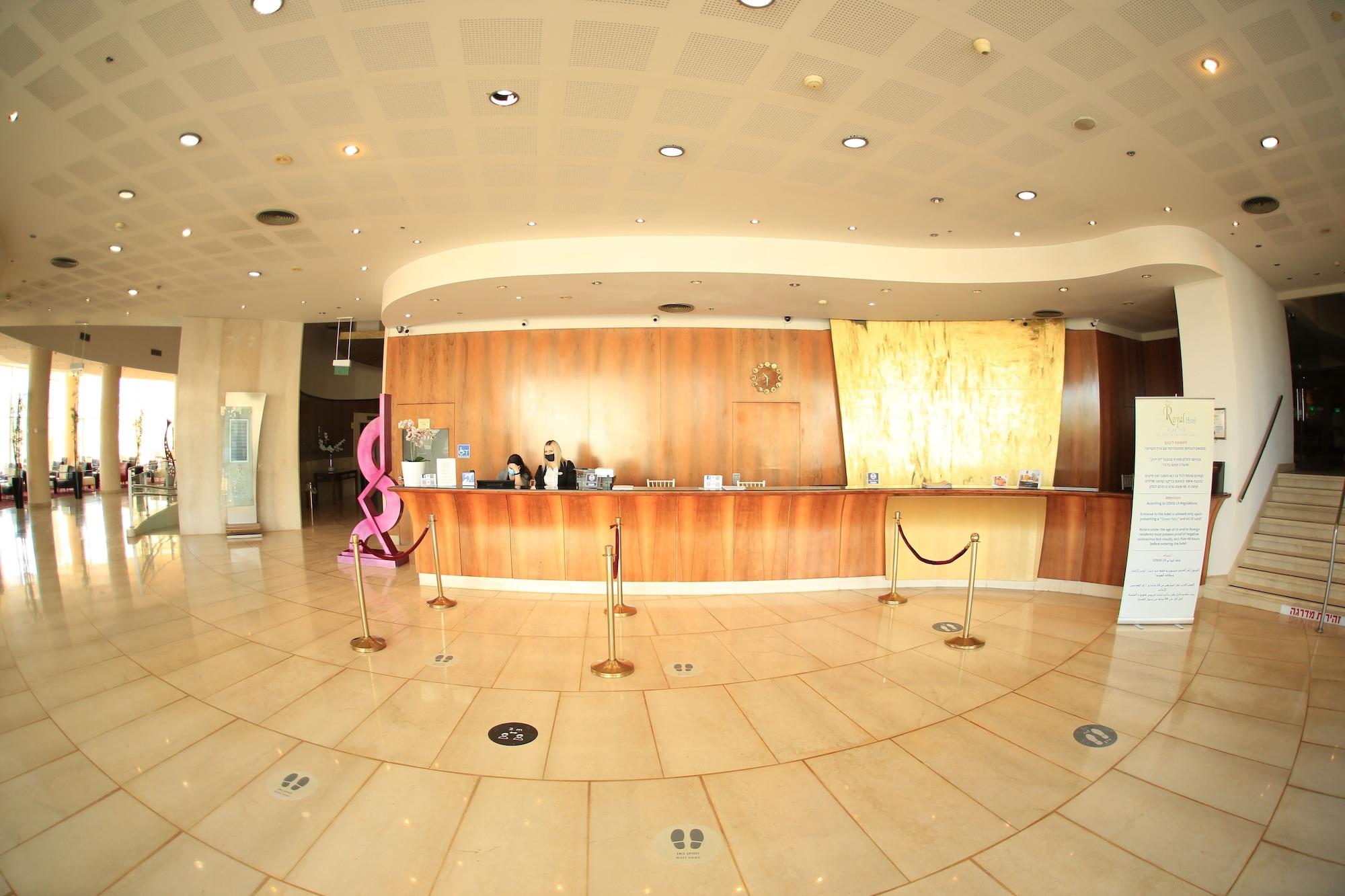 Vista Lobby Royal Hotel Dead Sea