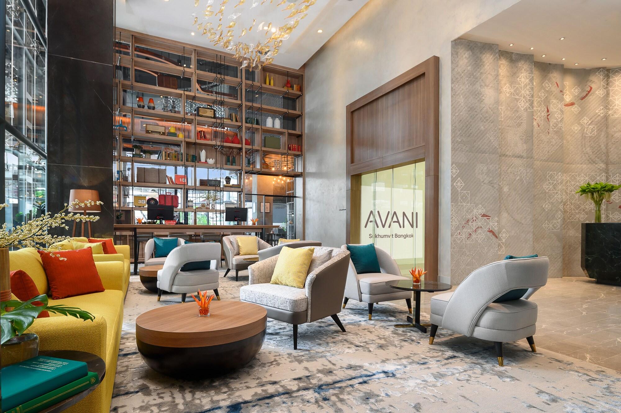 Vista do lobby Avani Sukhumvit Bangkok Hotel