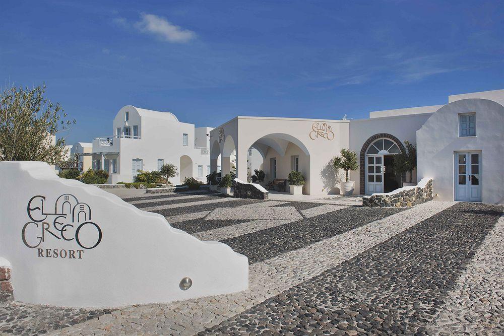 Vista da fachada El Greco Resort