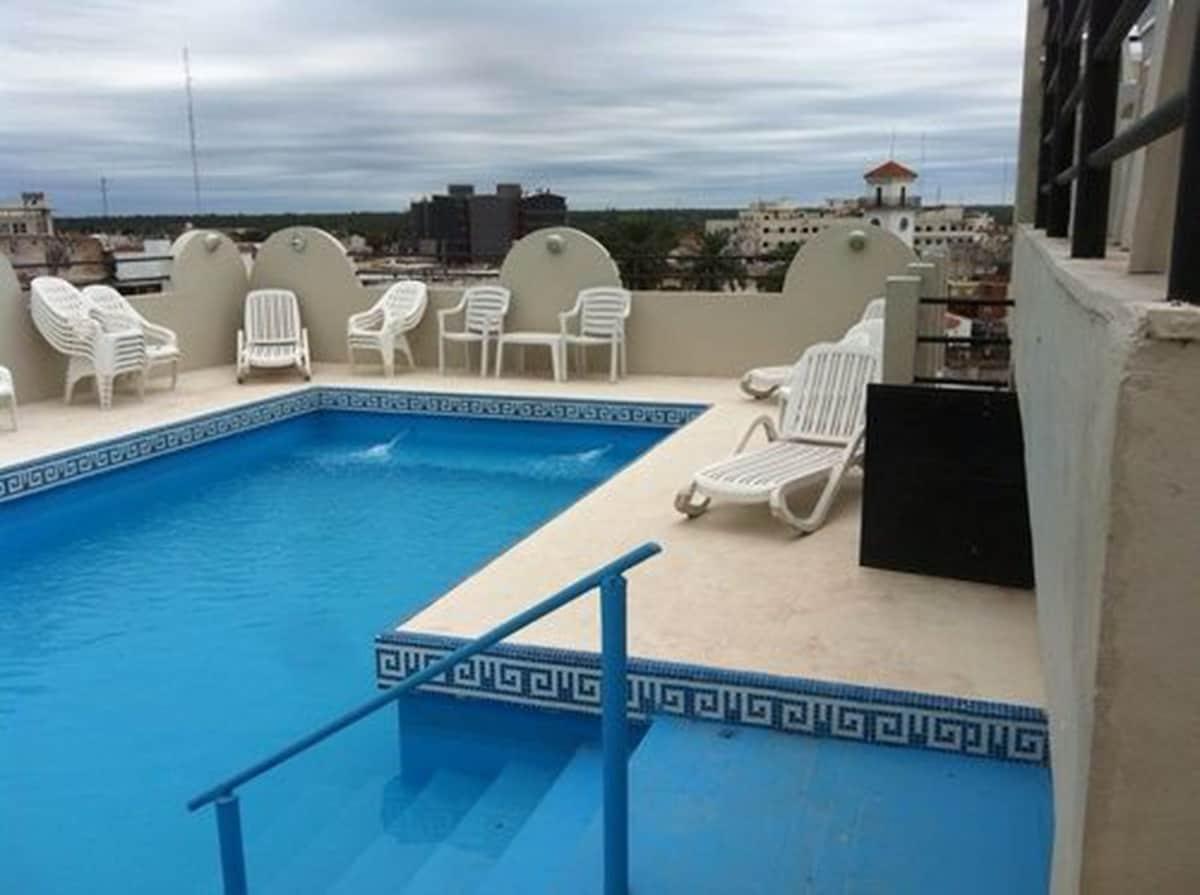 Vista Piscina Hotel Siglo Sexto