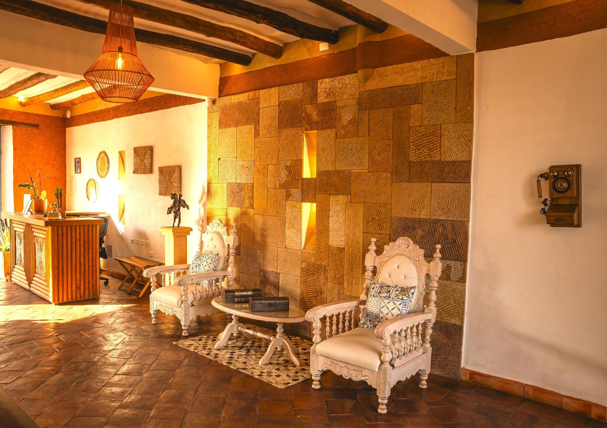 Vista Lobby Casa Encanto Barichara