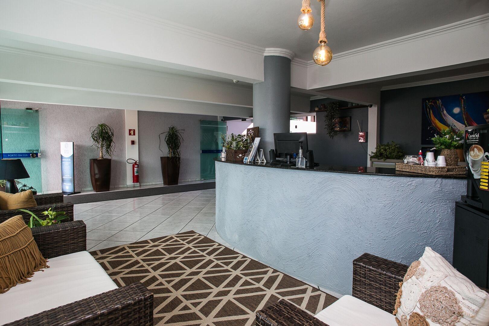Vista Lobby Hotel Pousada Porto da Lua