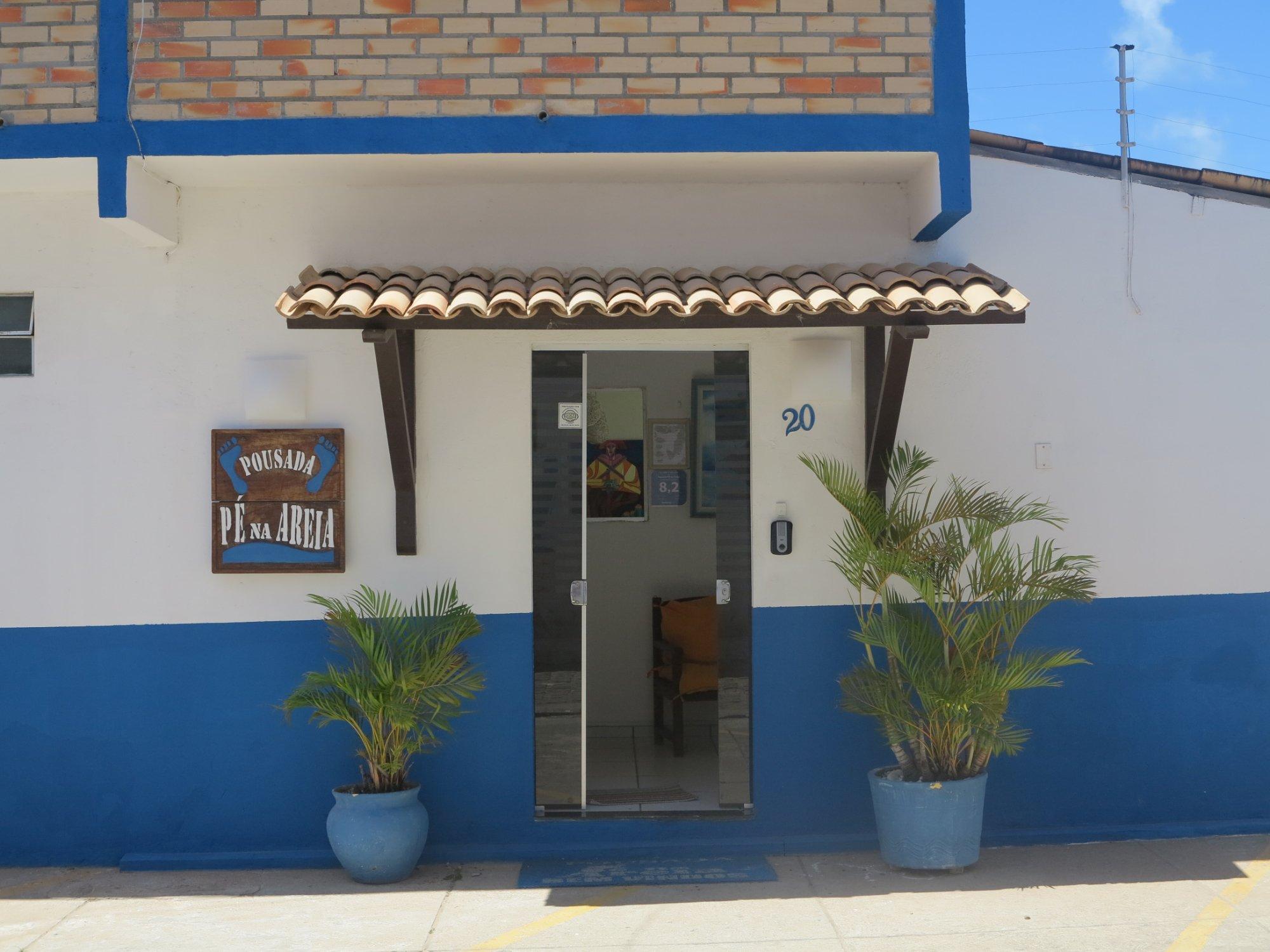 Vista Exterior Pousada Pé na Areia Pipa