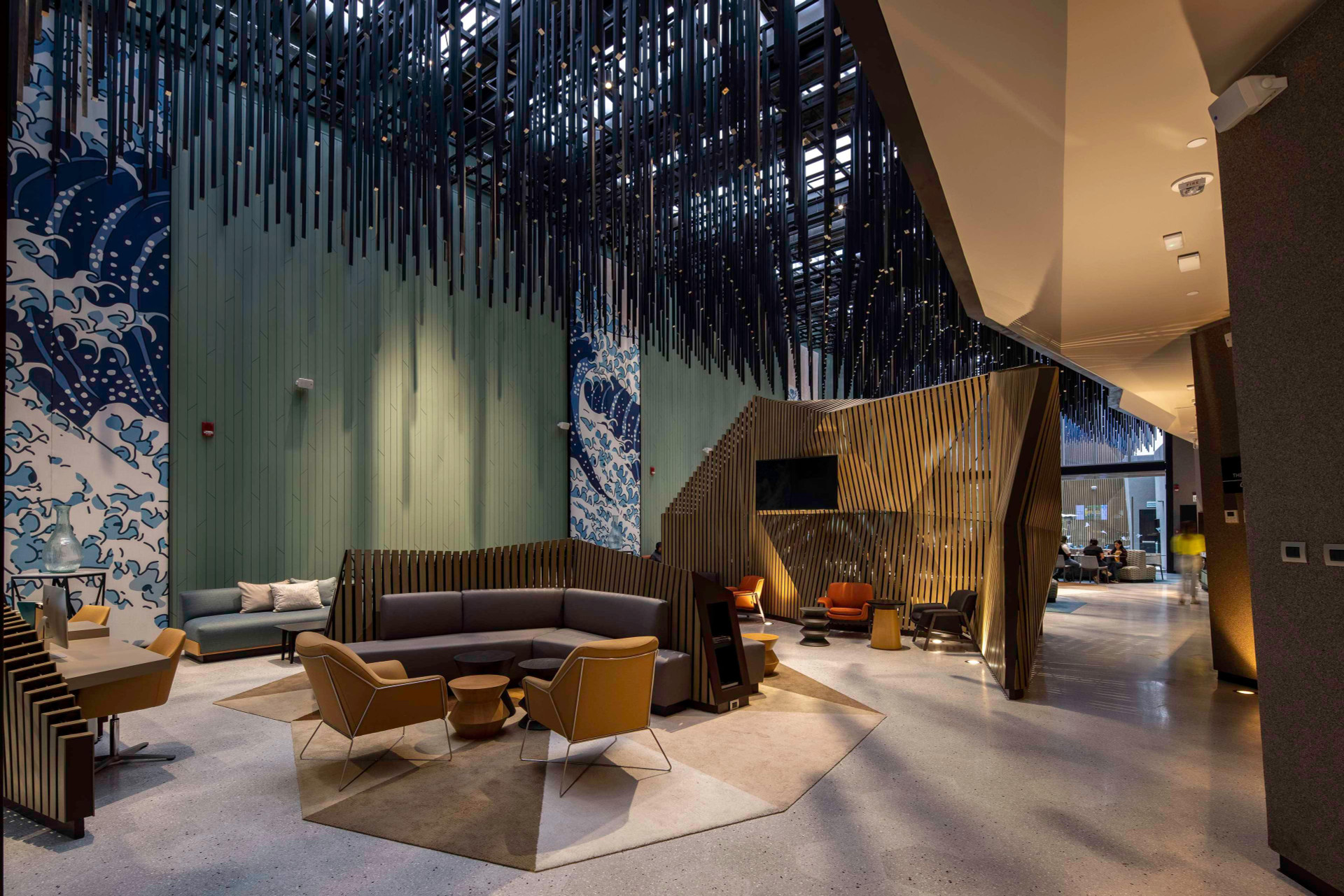 Vista Lobby Hilton Garden Inn Lima Miraflores