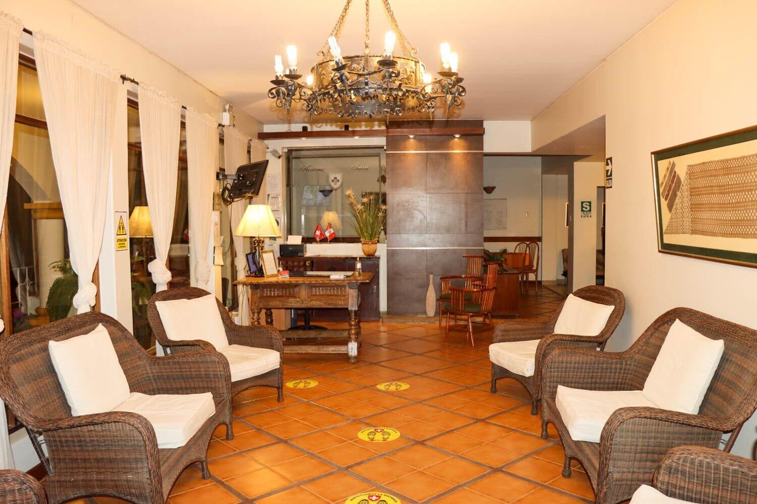 Vista Lobby Hostería Suiza