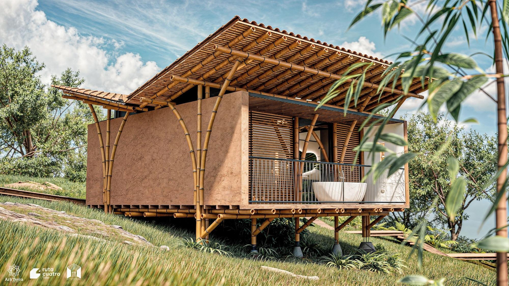 Vista Exterior Kawa Bamboo Retreat