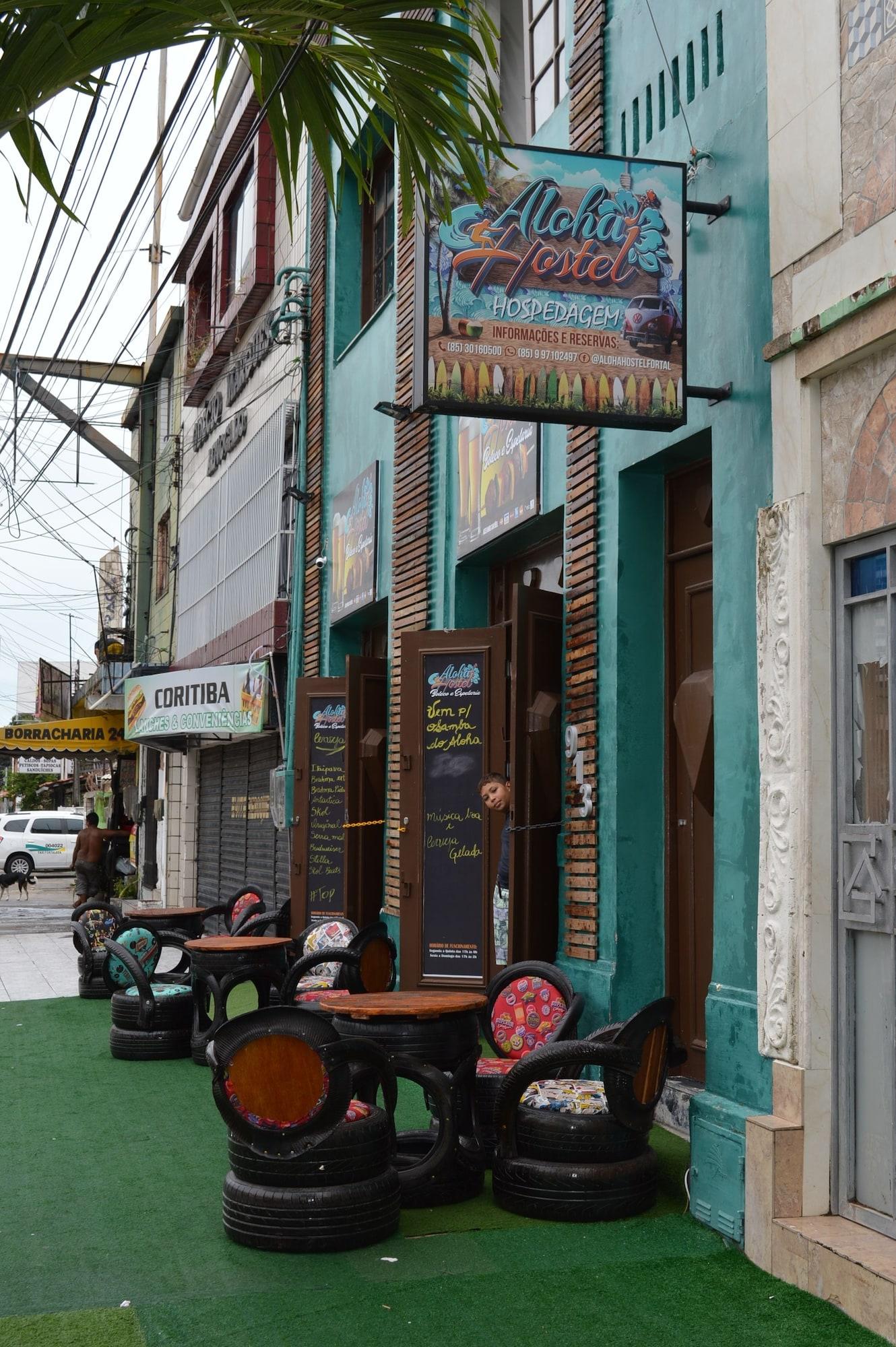 Vista Exterior Aloha Hostel Fortaleza