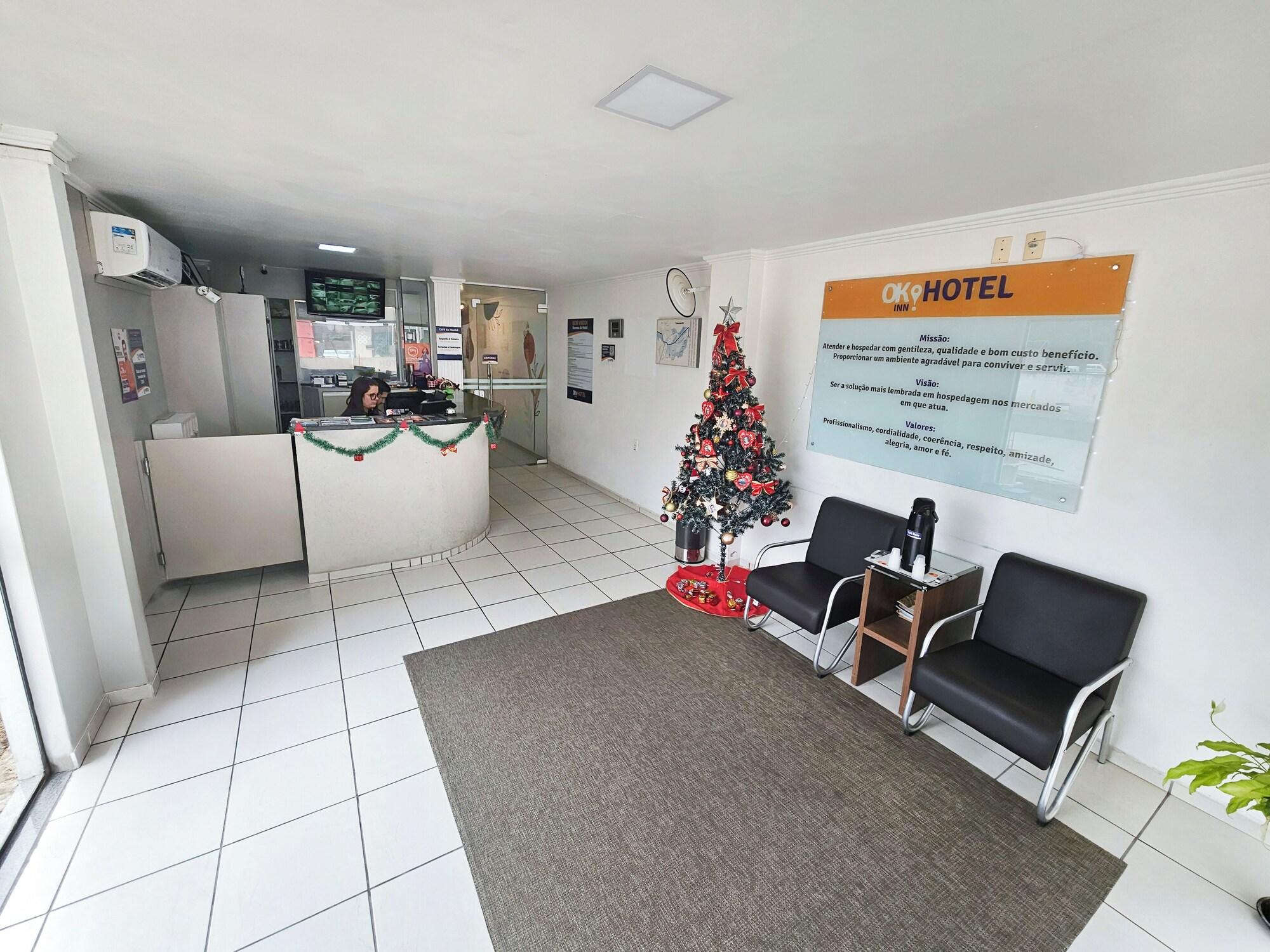 Vista Lobby Ok Inn Hotel Tubarão