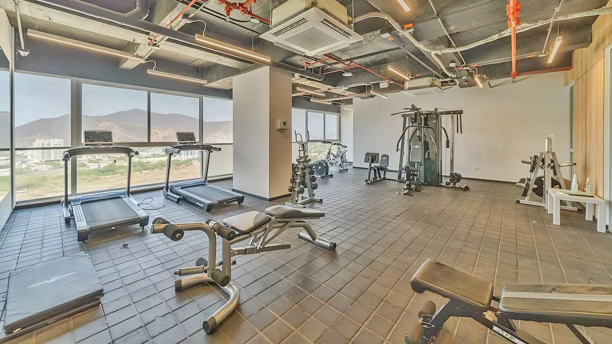 Gimnasio Apart Suites Stay Playa Salguero - El Rodadero - Santa Marta