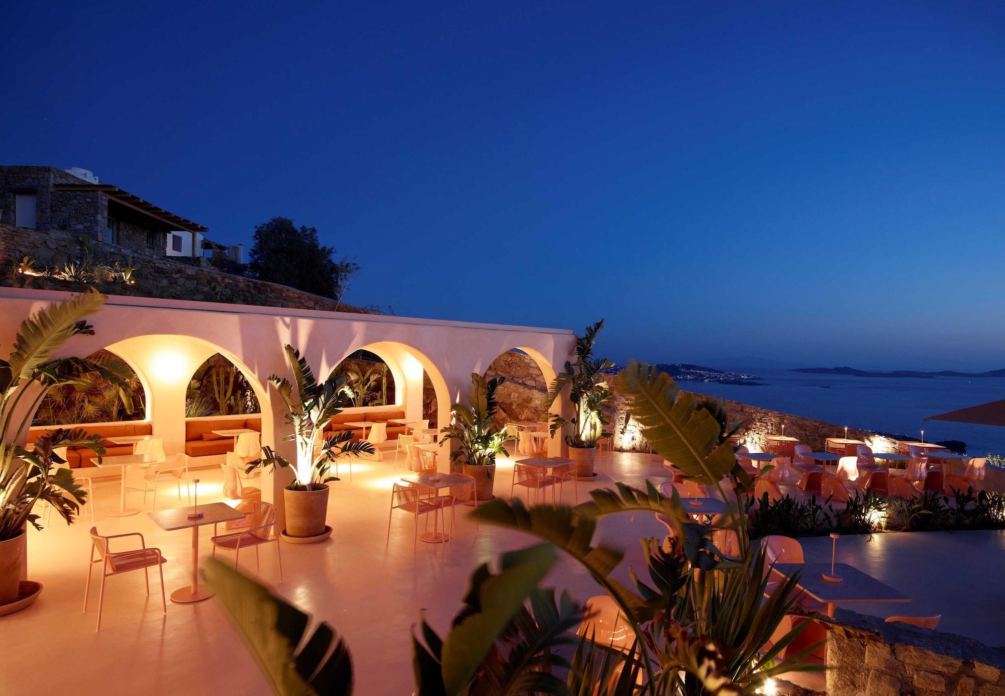 Vista Exterior Collini Hotel Mykonos