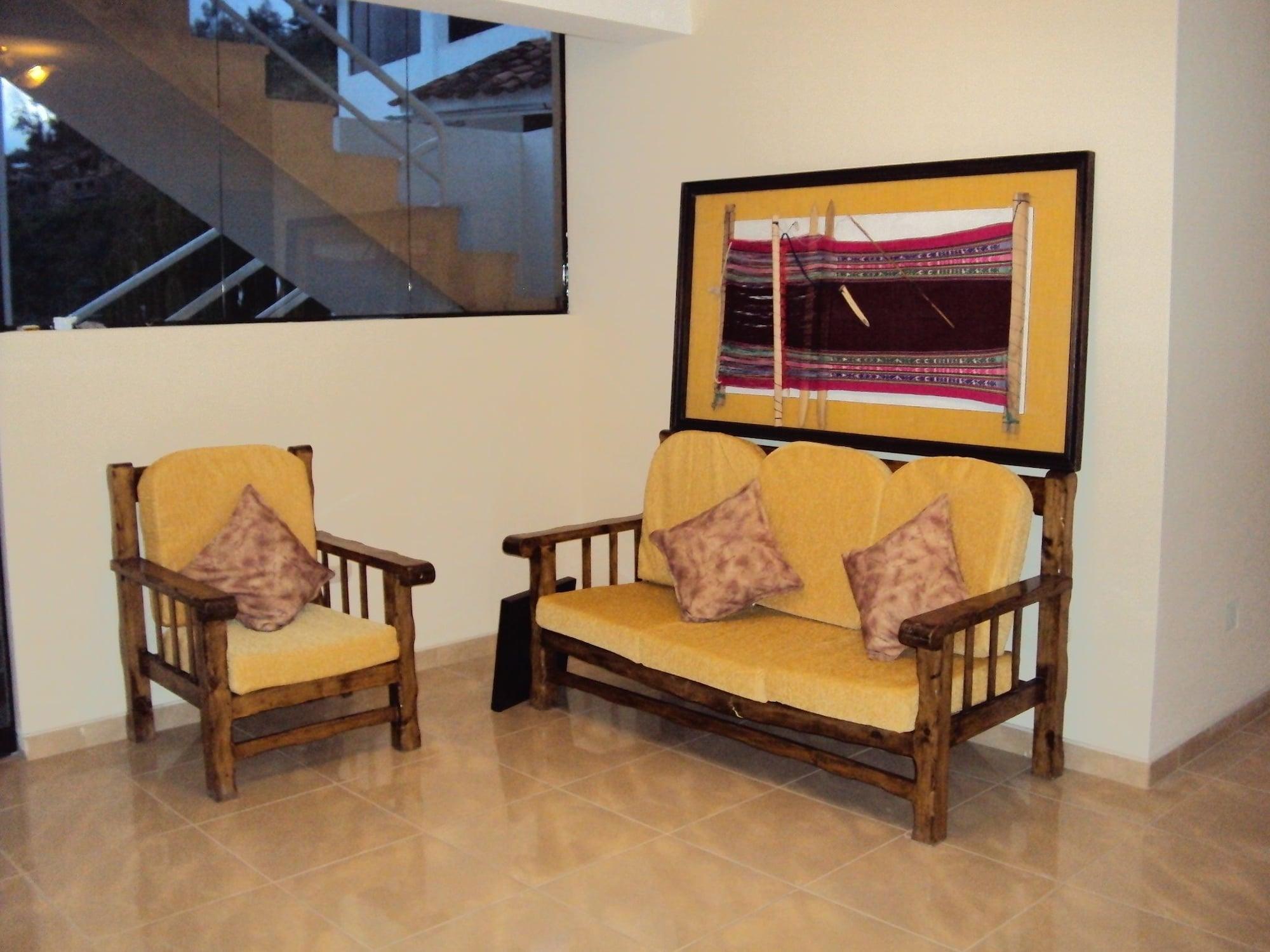 Vista Lobby La Mansion Casa Hotel