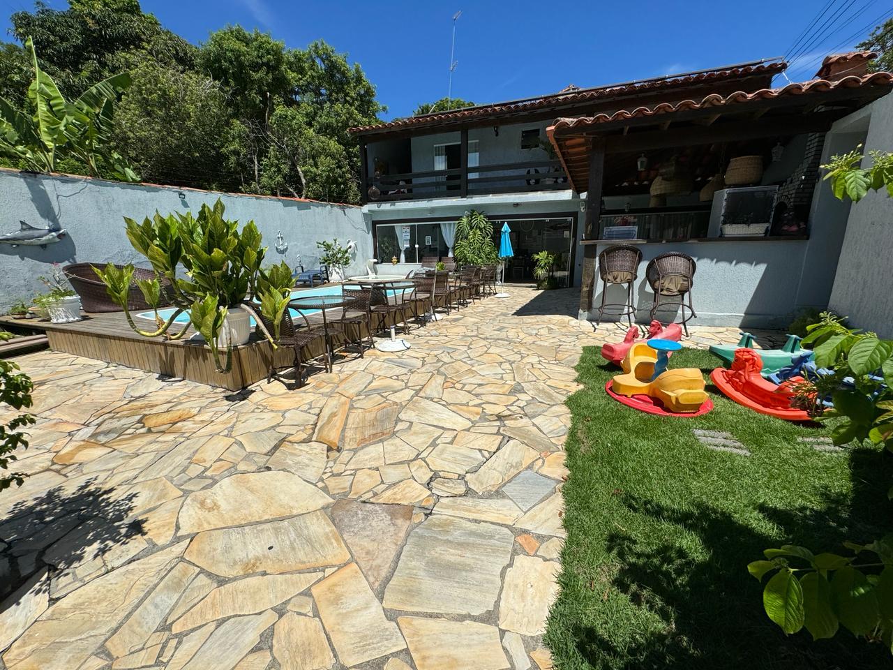 Vista Piscina Pousada Sereia de Geriba