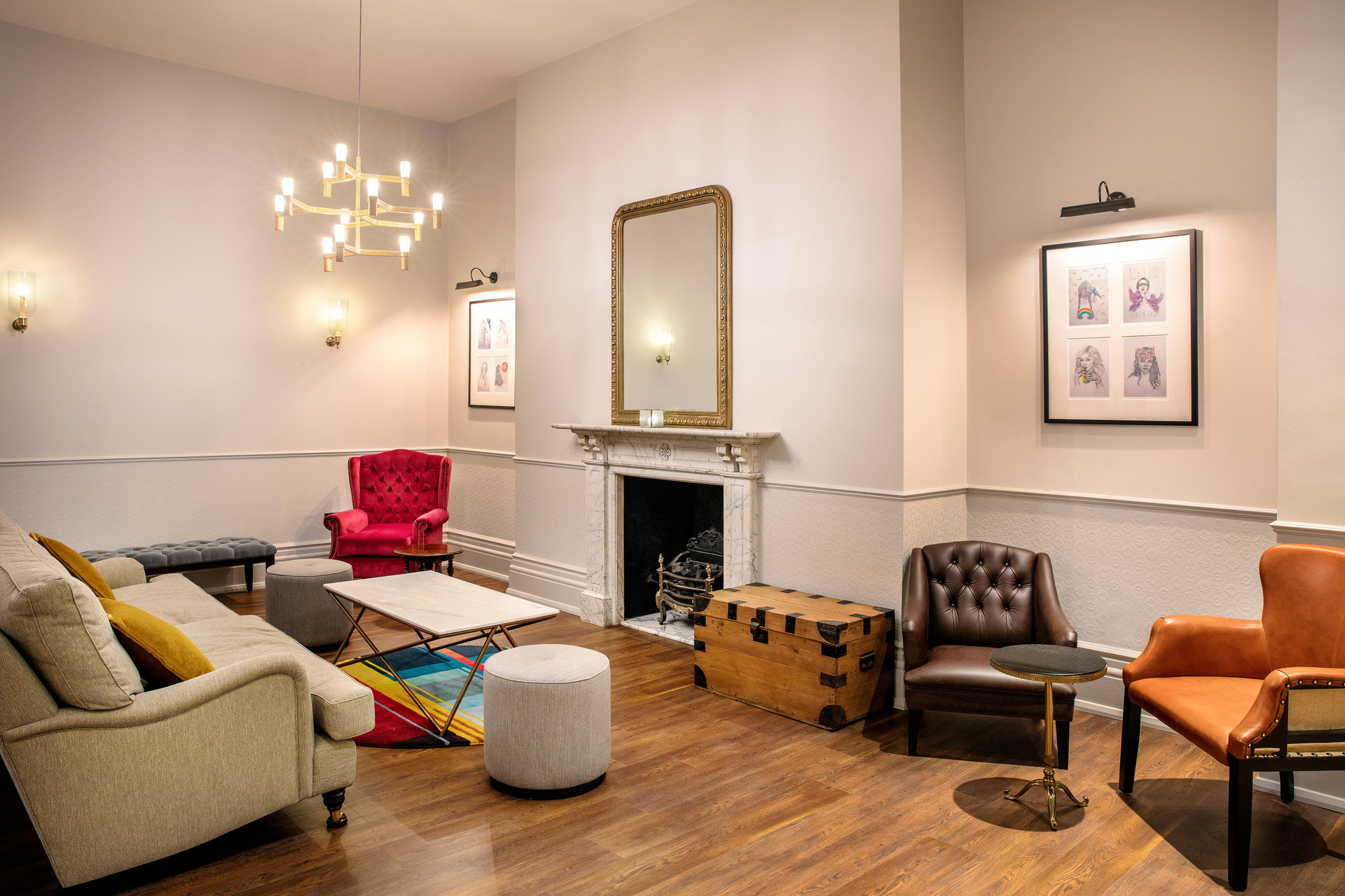 Vista Lobby Leonardo Hotel Cardiff