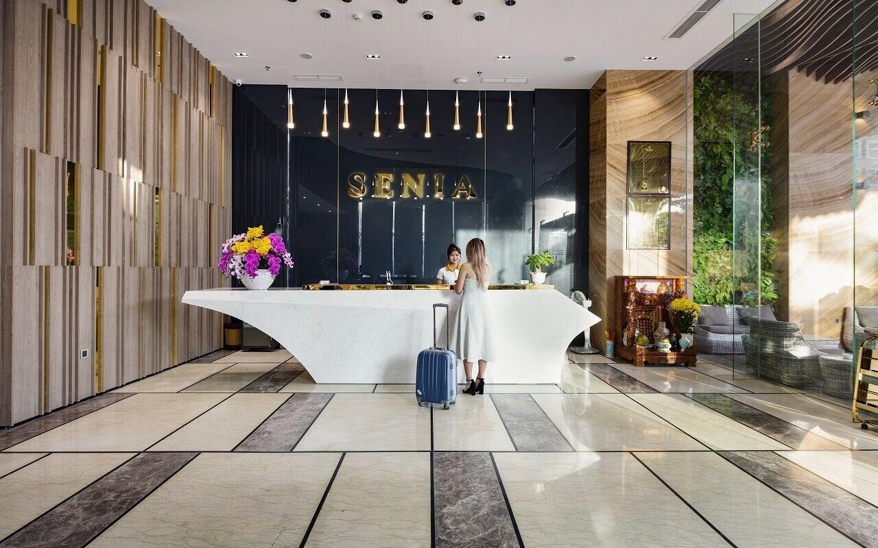Vista Lobby Senia Hotel