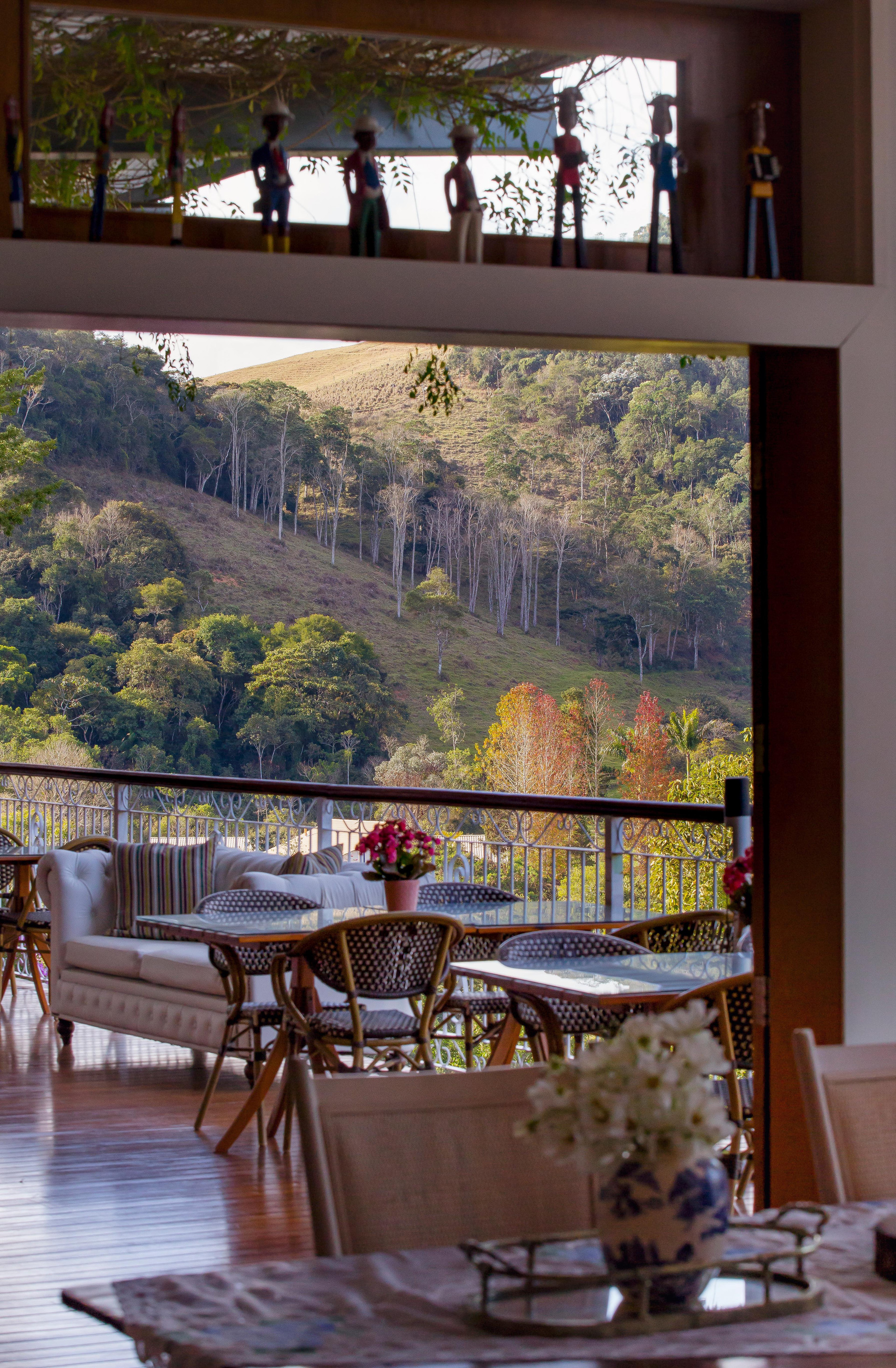 Área de desayuno Pousada Rabo do Lagarto